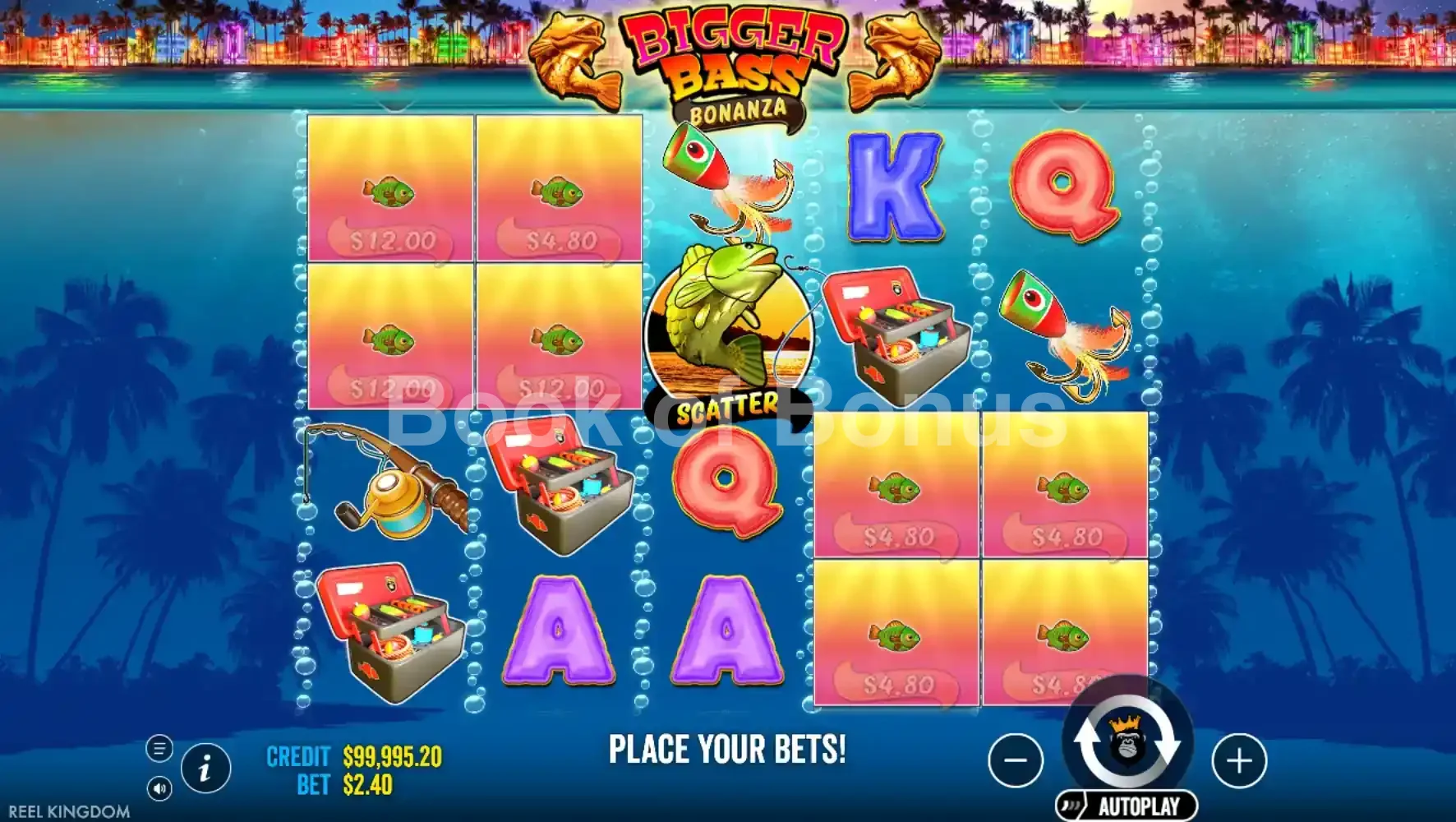 Bigger Bass Bonanza par Reel Kingdom - base game 2