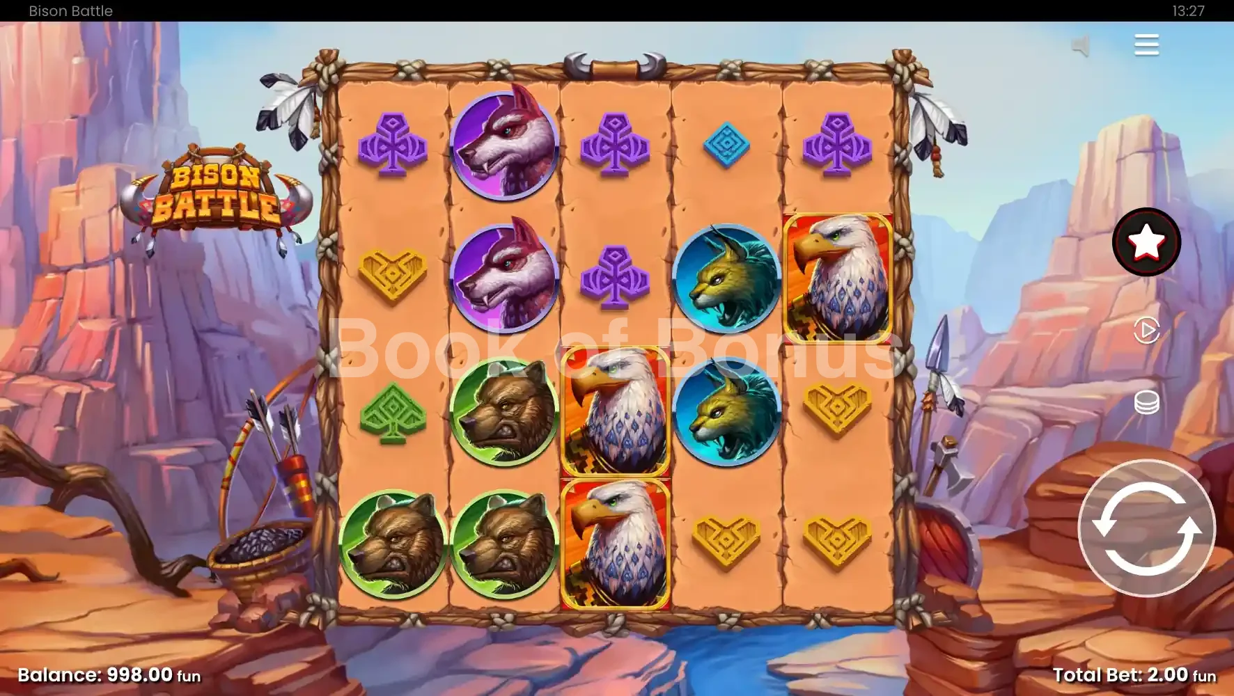 Jeu de base Bison Battle