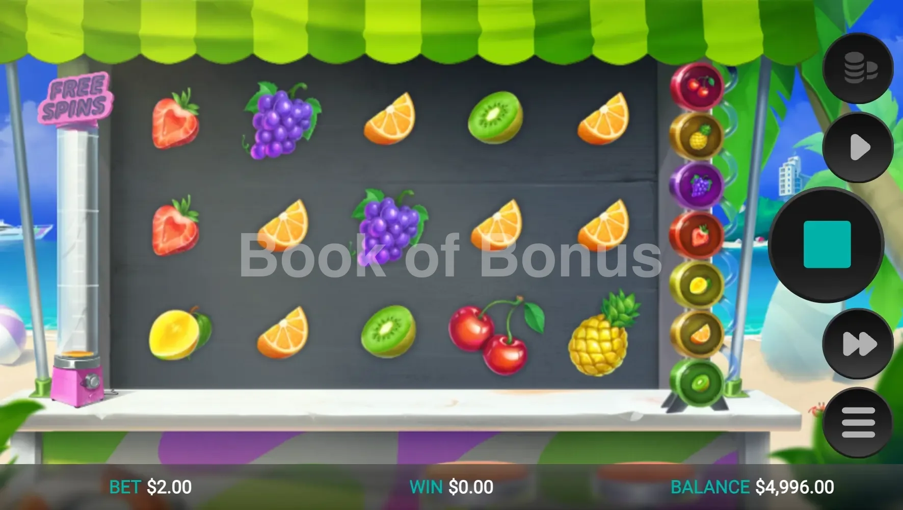 Bonus round Blender Blitz