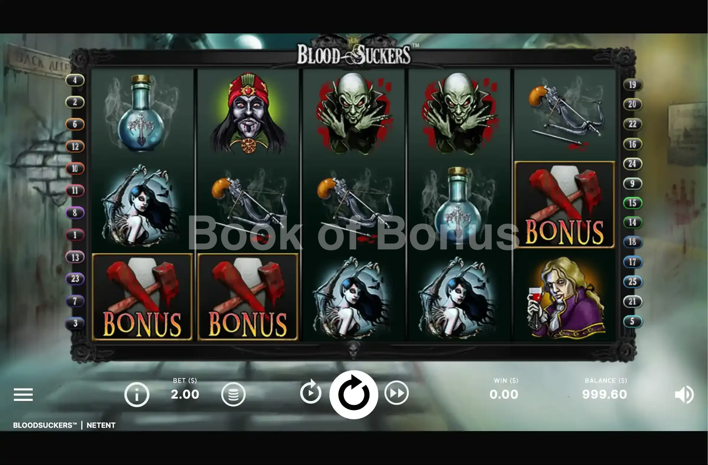 Blood Suckers par NetEnt - symbole scatter