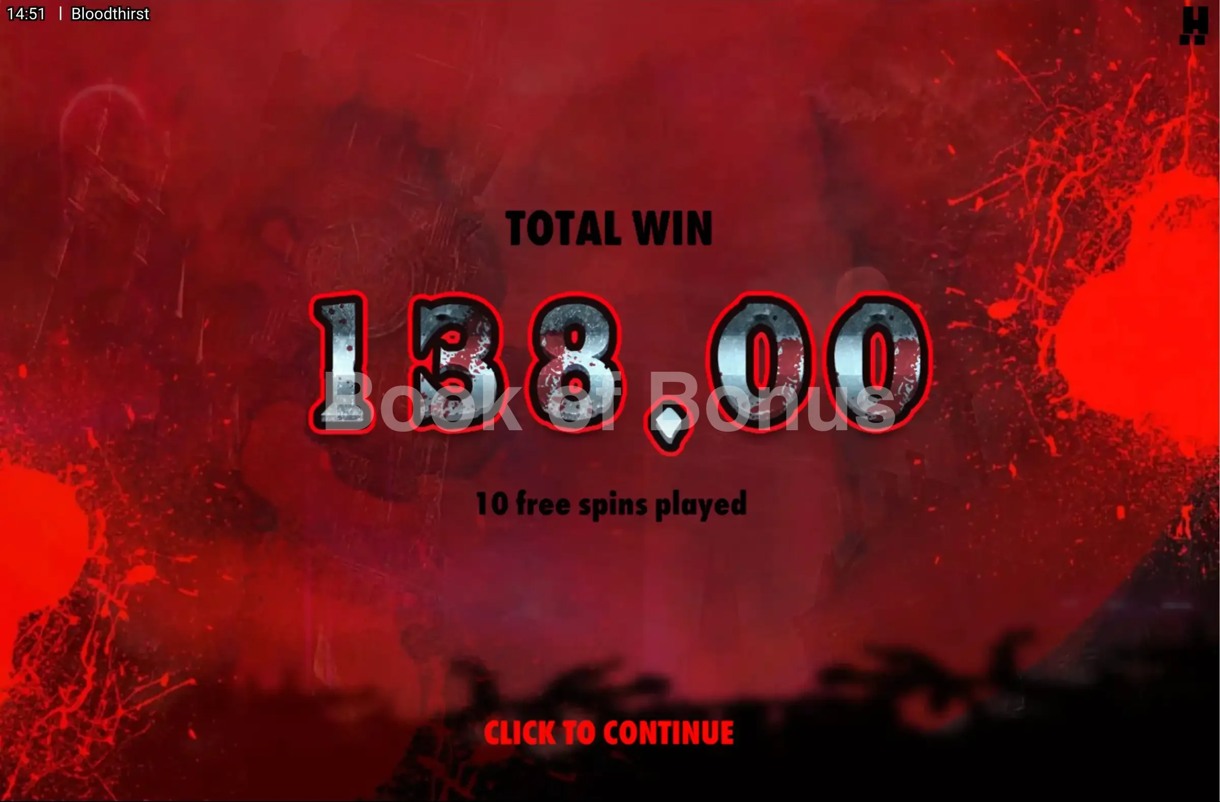 Bloodthirst par Hacksaw Gaming - gros gain