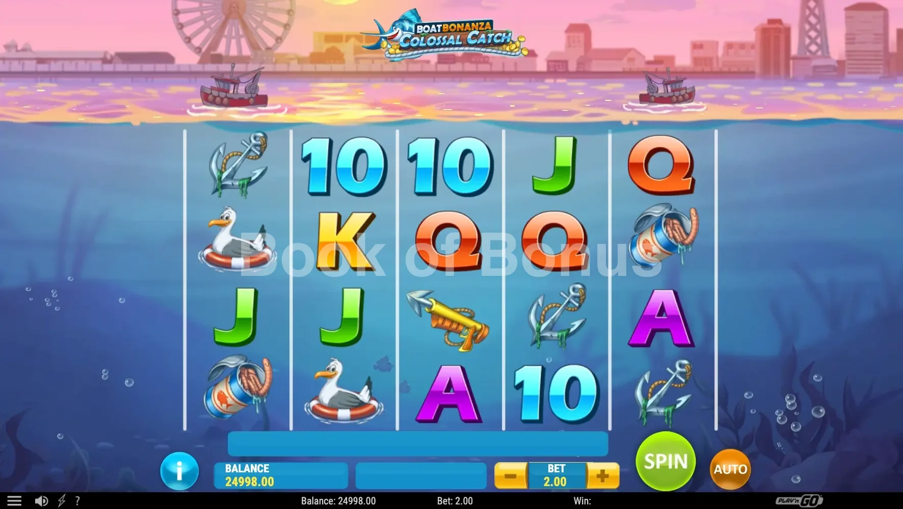 Boat Bonanza Colossal Catch par Play'n GO - base game 2