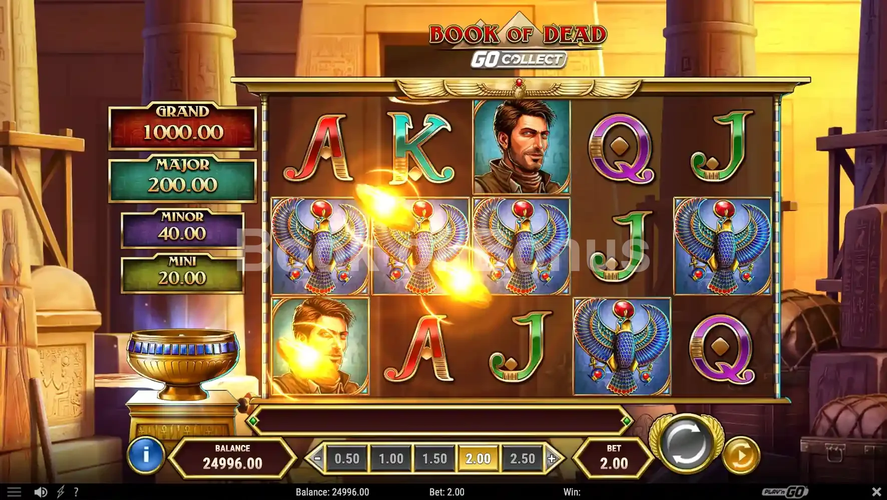 Mécanique Treasure Vault Book of Dead GO Collect
