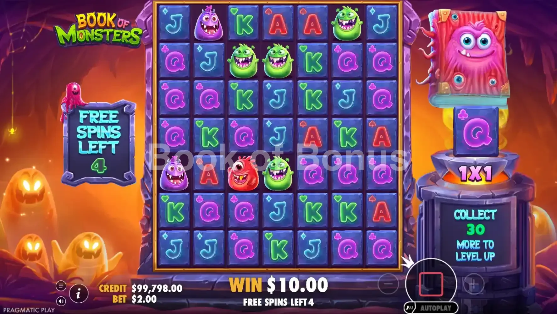 Book of Monsters par Pragmatic Play - tours gratuits