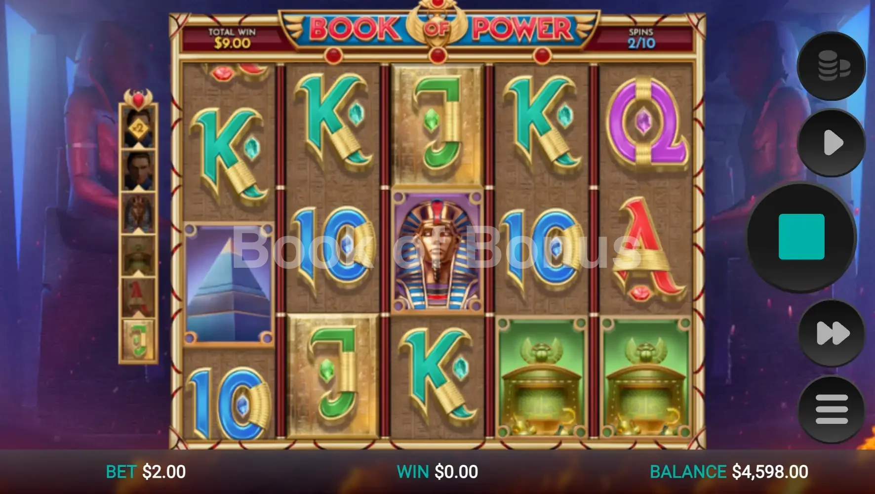 Book of Power par Relax Gaming - tours gratuits