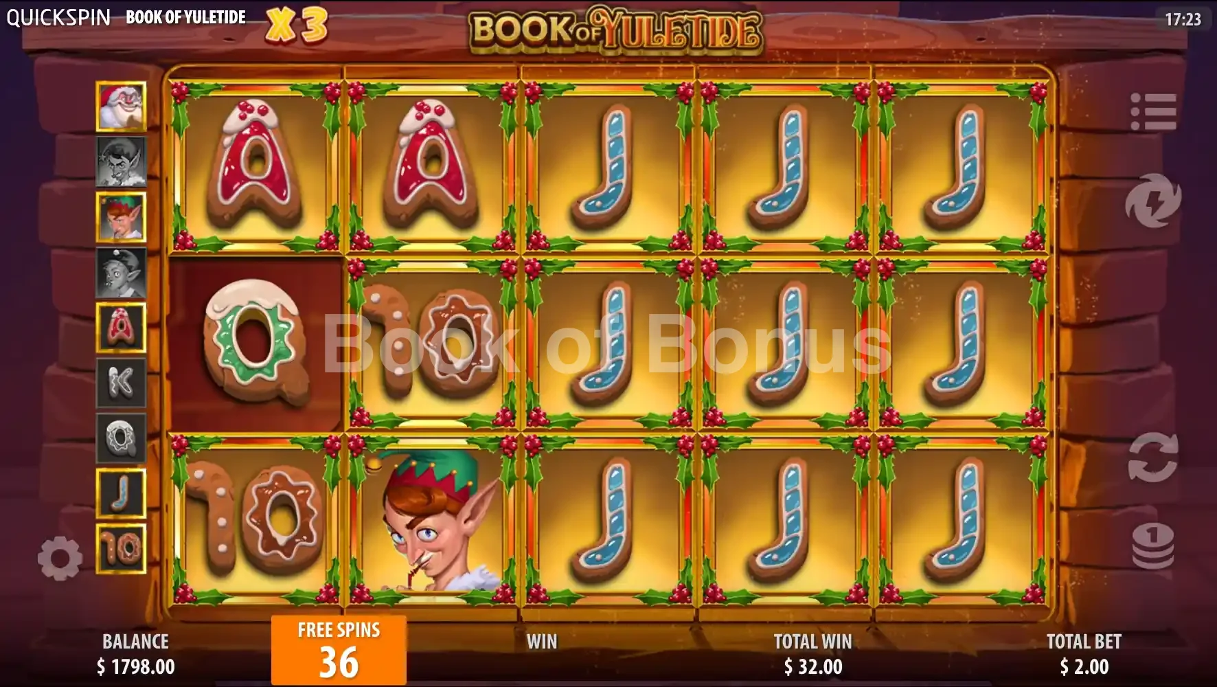 Book of Yuletide par Quickspin - tours gratuits