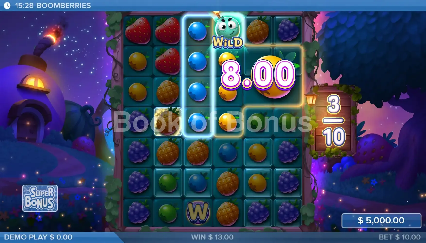 Tours gratuits Boomberries