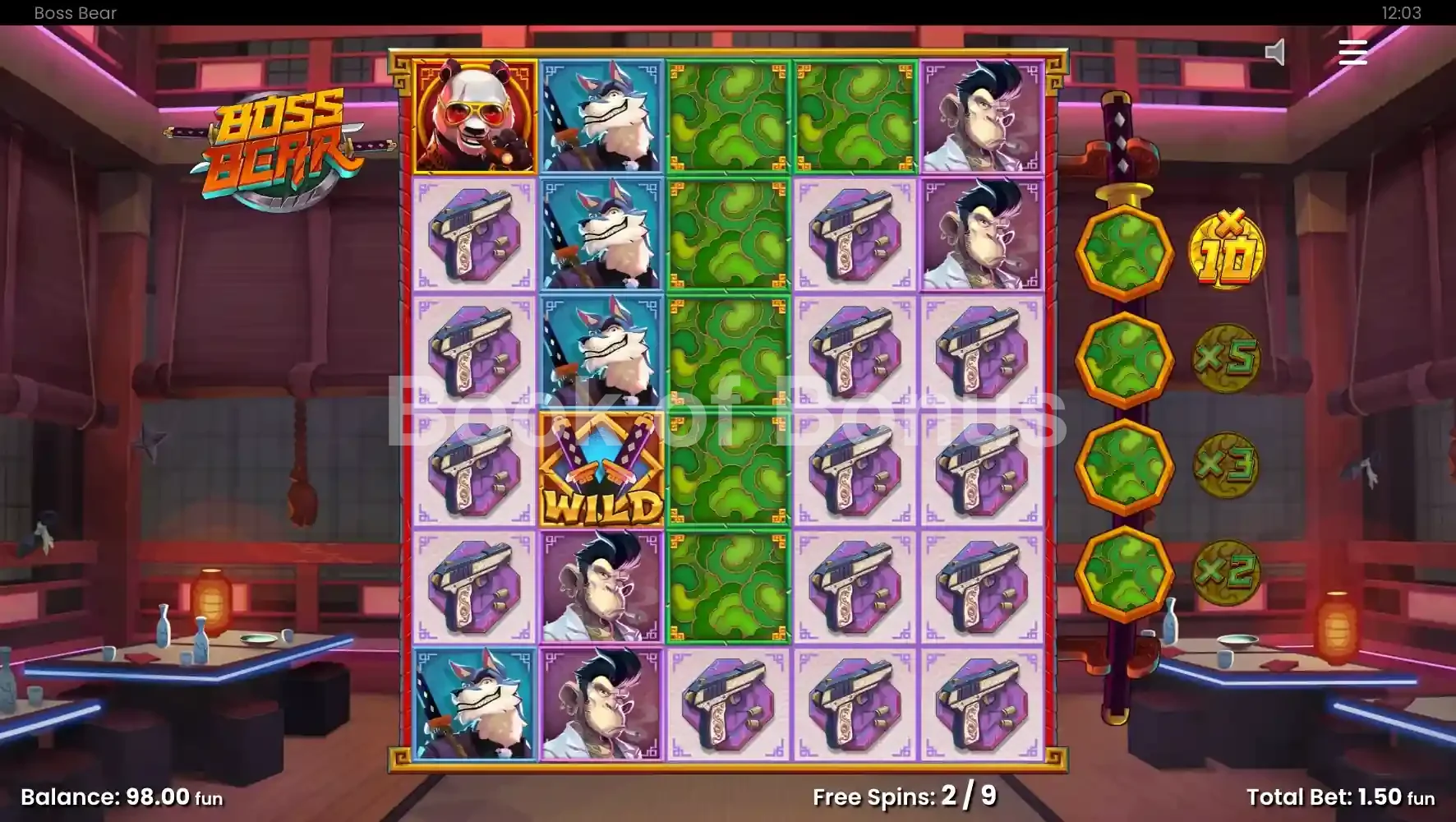 Boss Bear par Push Gaming - tours gratuits