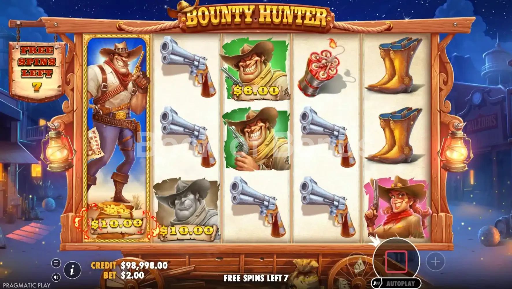 Bounty Hunter par Pragmatic Play - tours gratuits