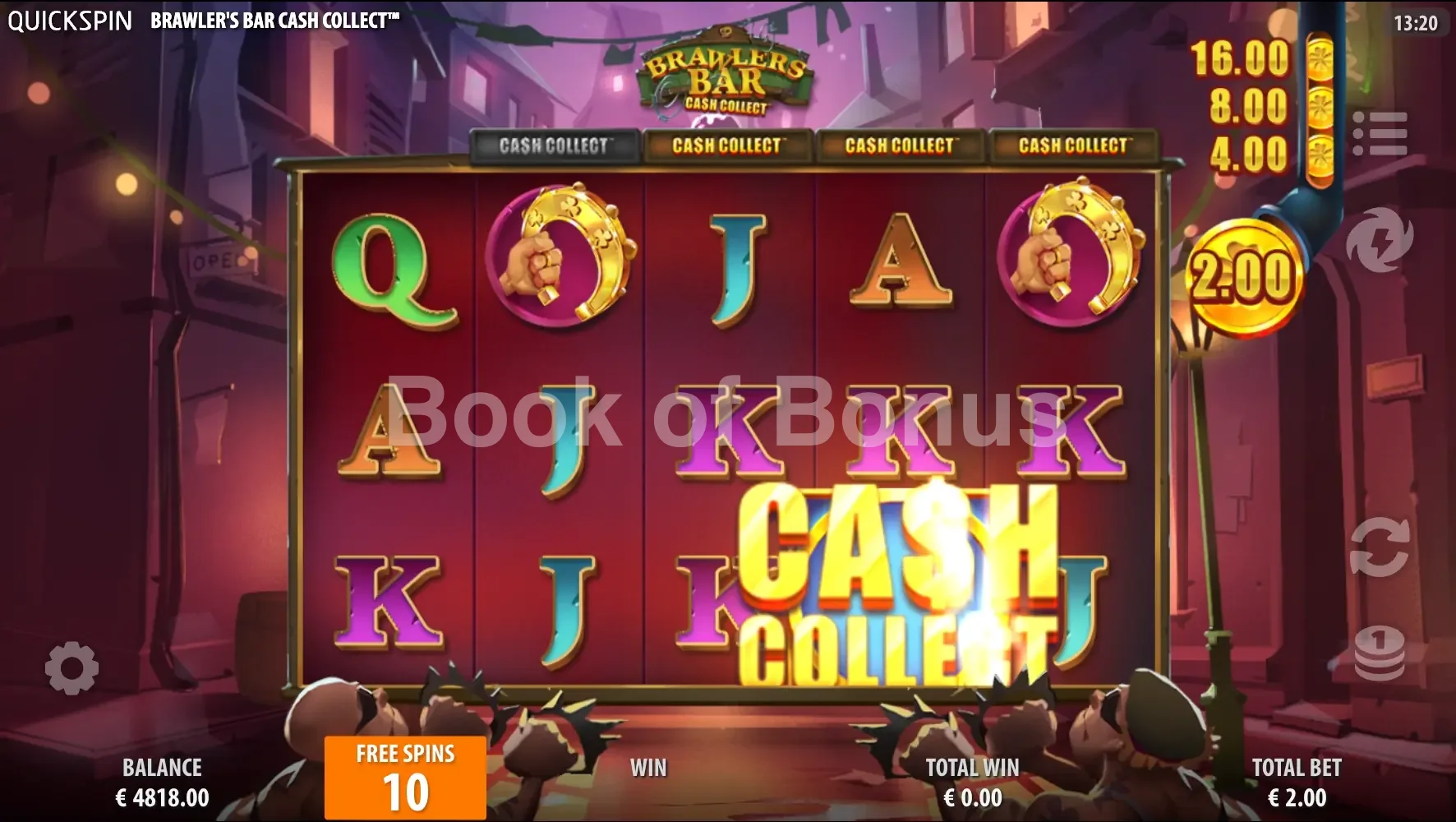 Brawler’s Bar par Quickspin - tours gratuits