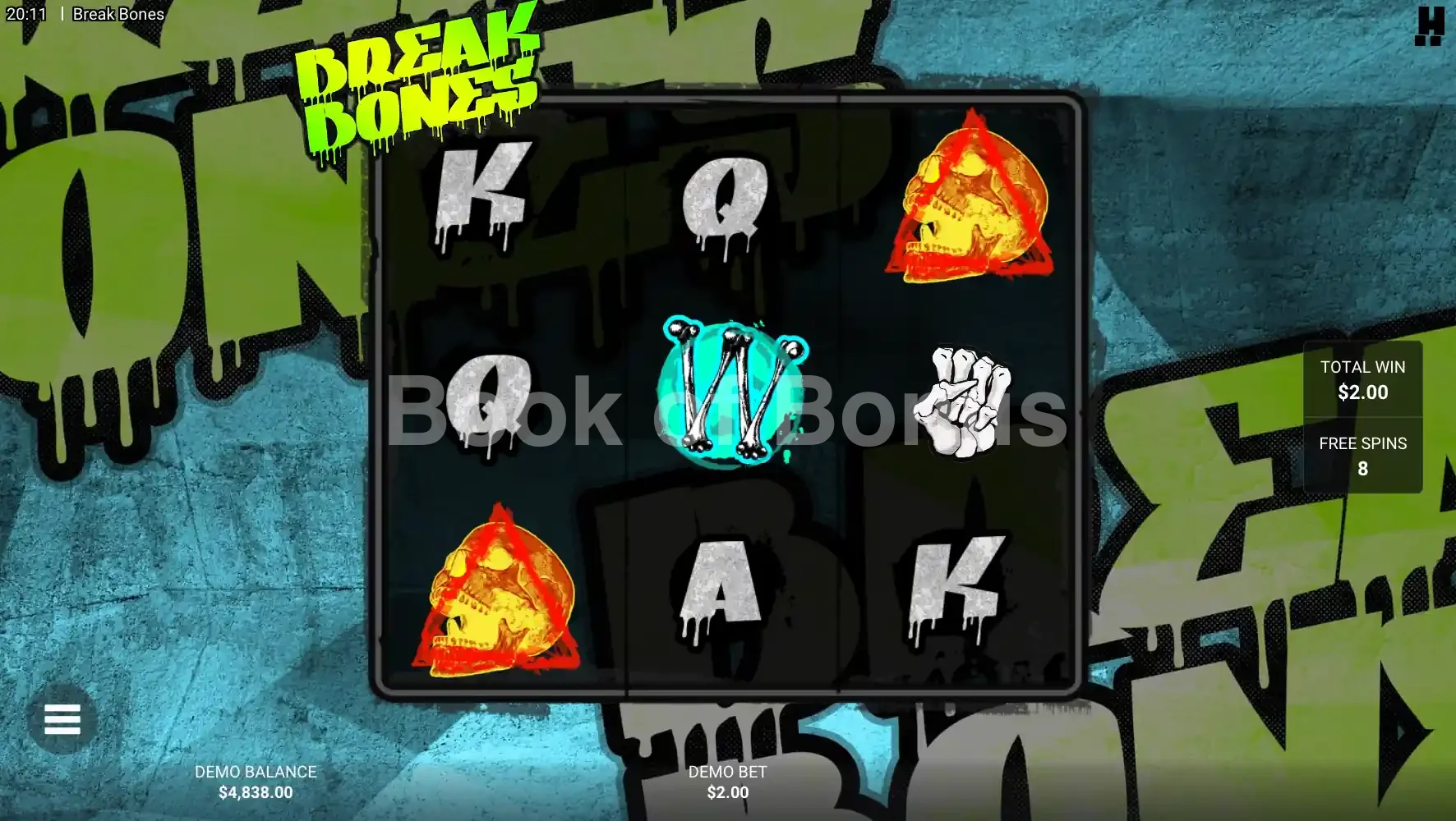 Break Bones par Hacksaw Gaming - tours gratuits