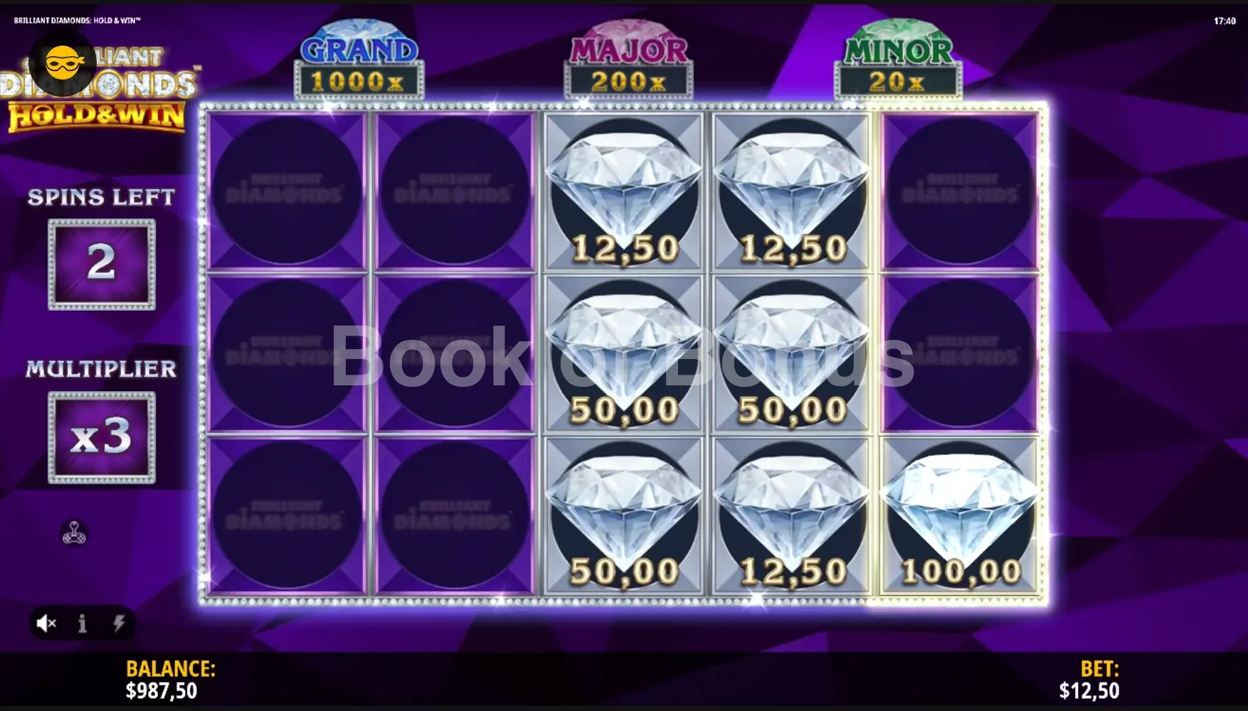 Brilliant Diamonds Hold & Win par iSoftBet - tours gratuits