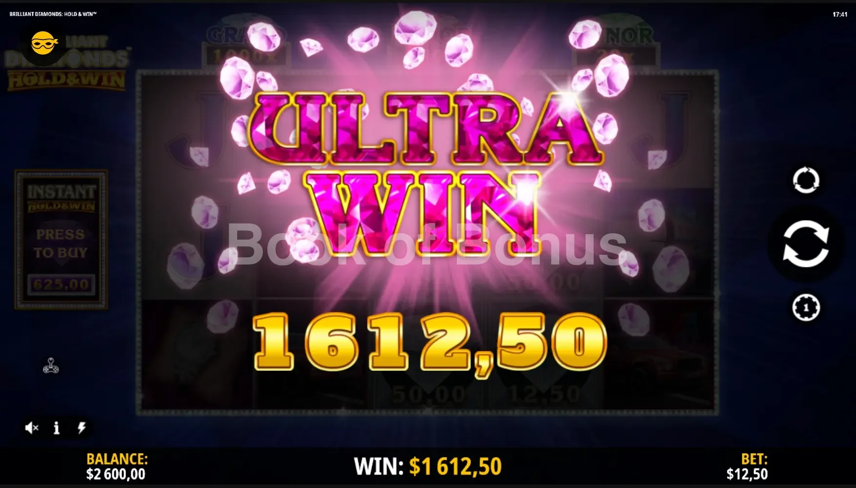 Brilliant Diamonds Hold & Win par iSoftBet - gros gain