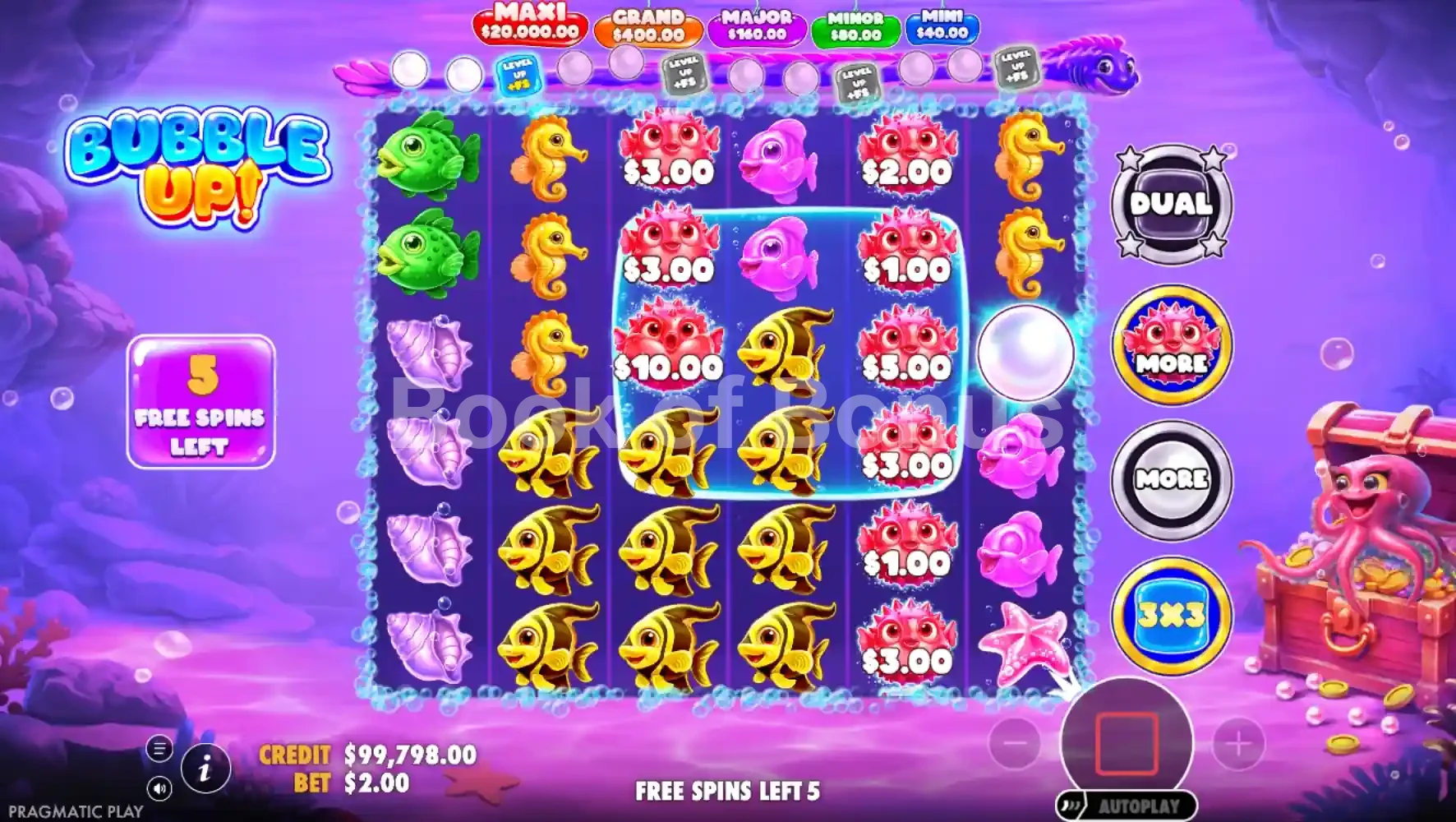 Bubble Up! par Pragmatic Play - tours gratuits