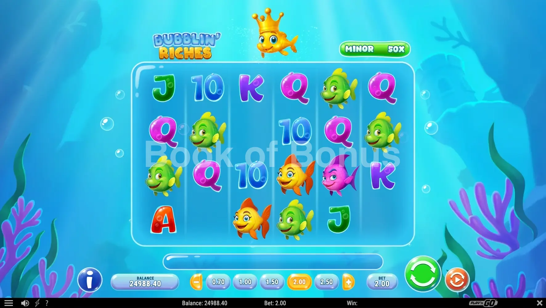 Bubblin' Riches par Play'n GO - base game 2