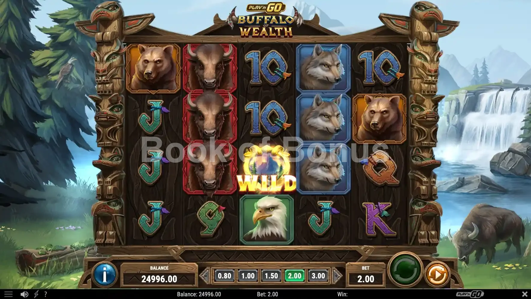 Buffalo of Wealth par Play'n GO - base game 2