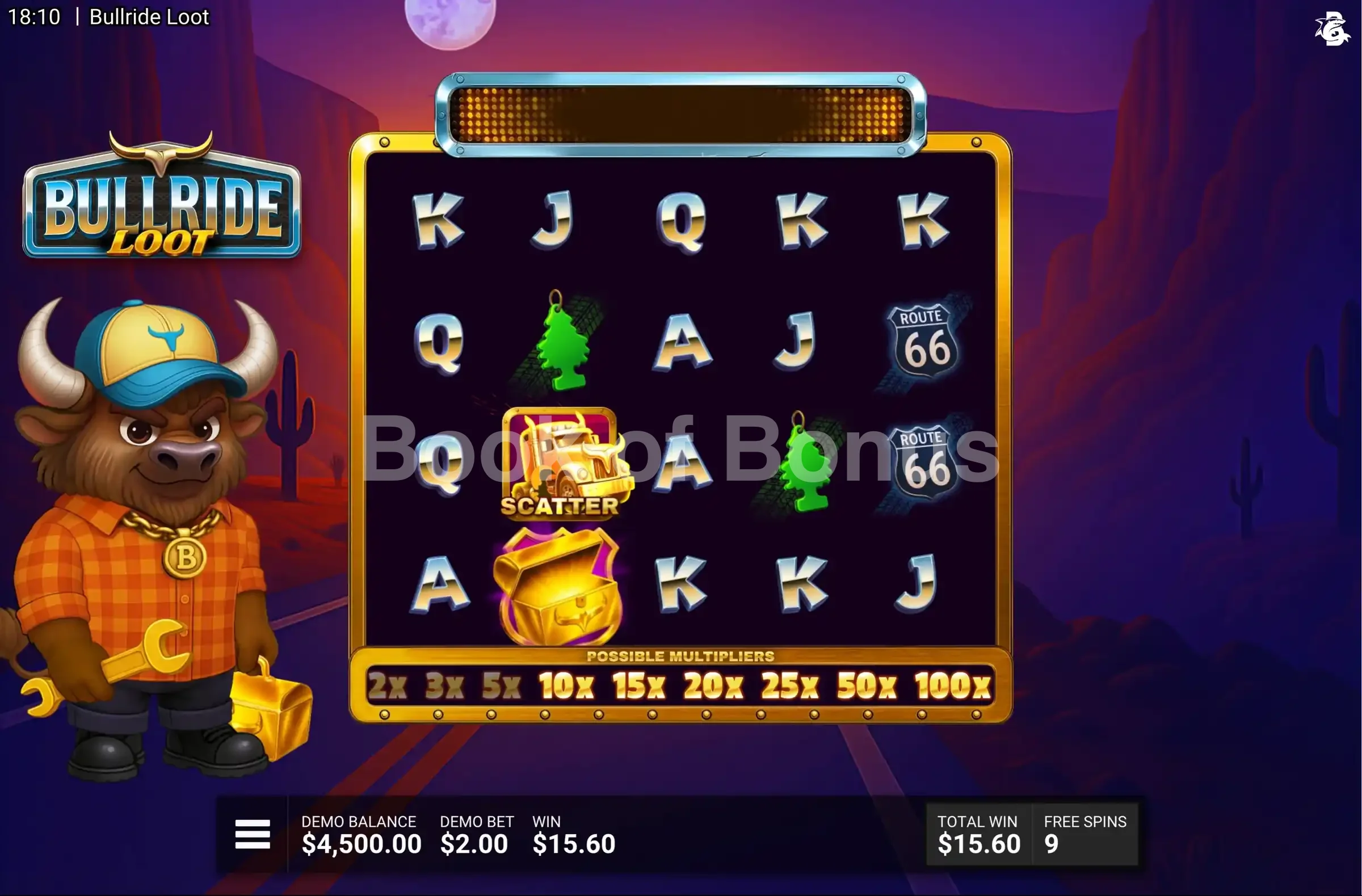 Bullride Loot par Hacksaw Gaming - tours gratuits