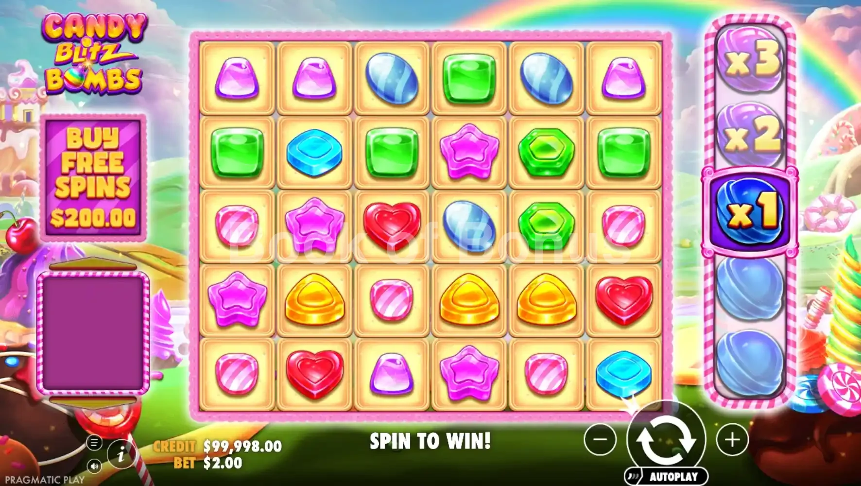Jeu de base Candy Blitz Bombs