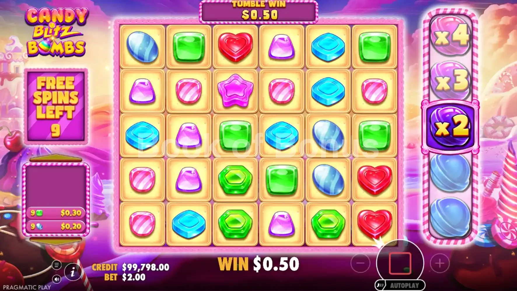 Tours gratuits Candy Blitz Bombs