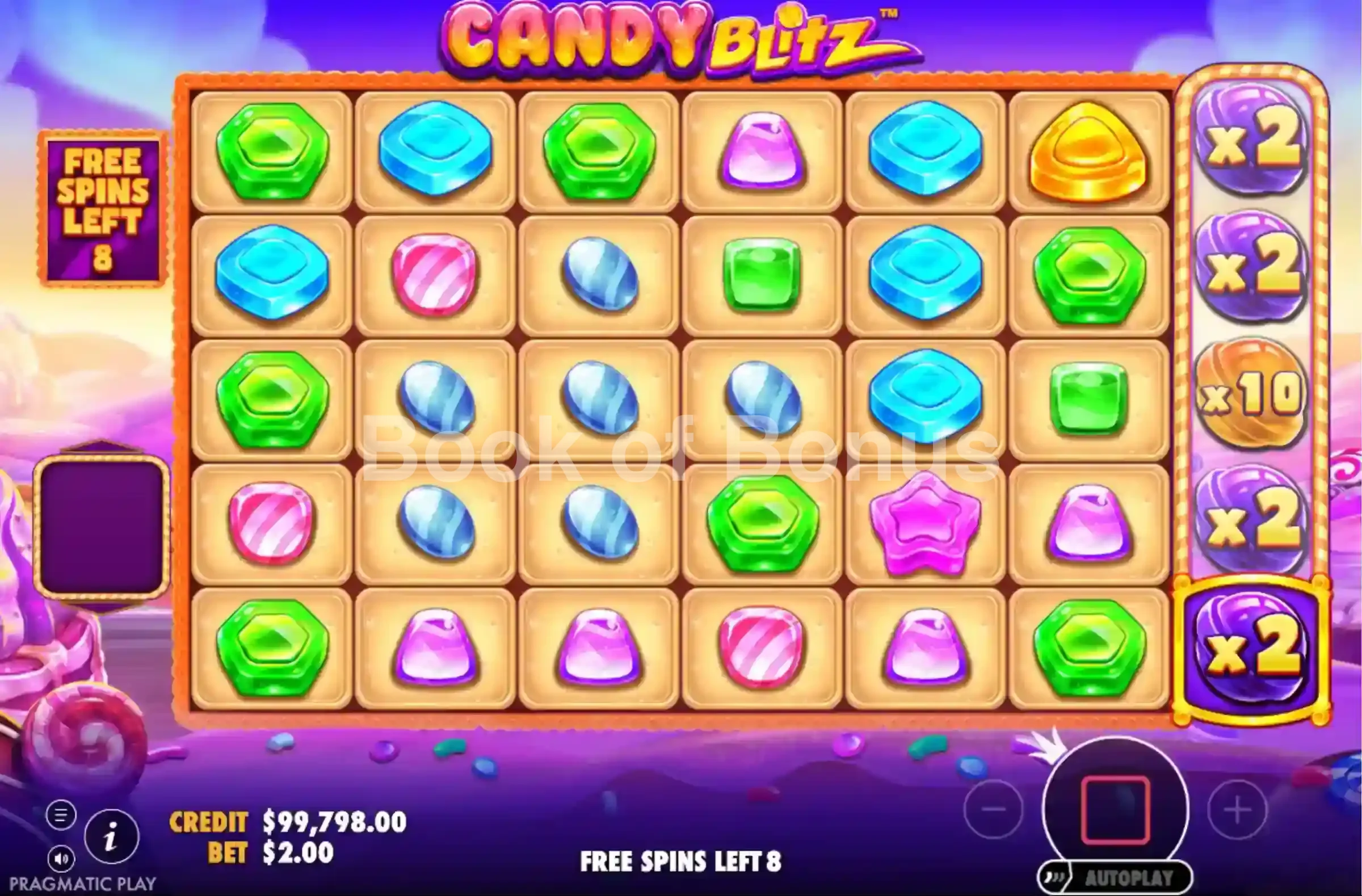 Candy Blitz par Pragmatic Play - tours gratuits