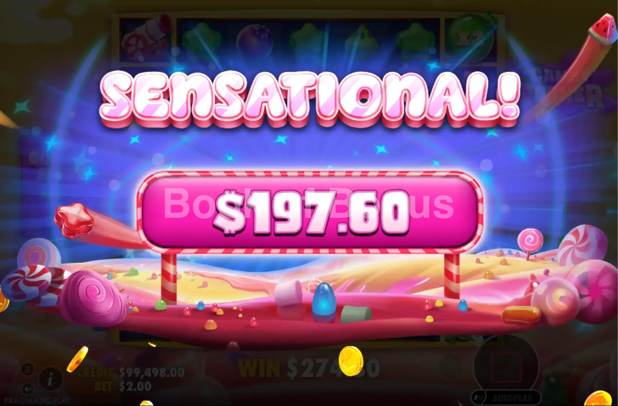 Grand gain sur Candy Corner