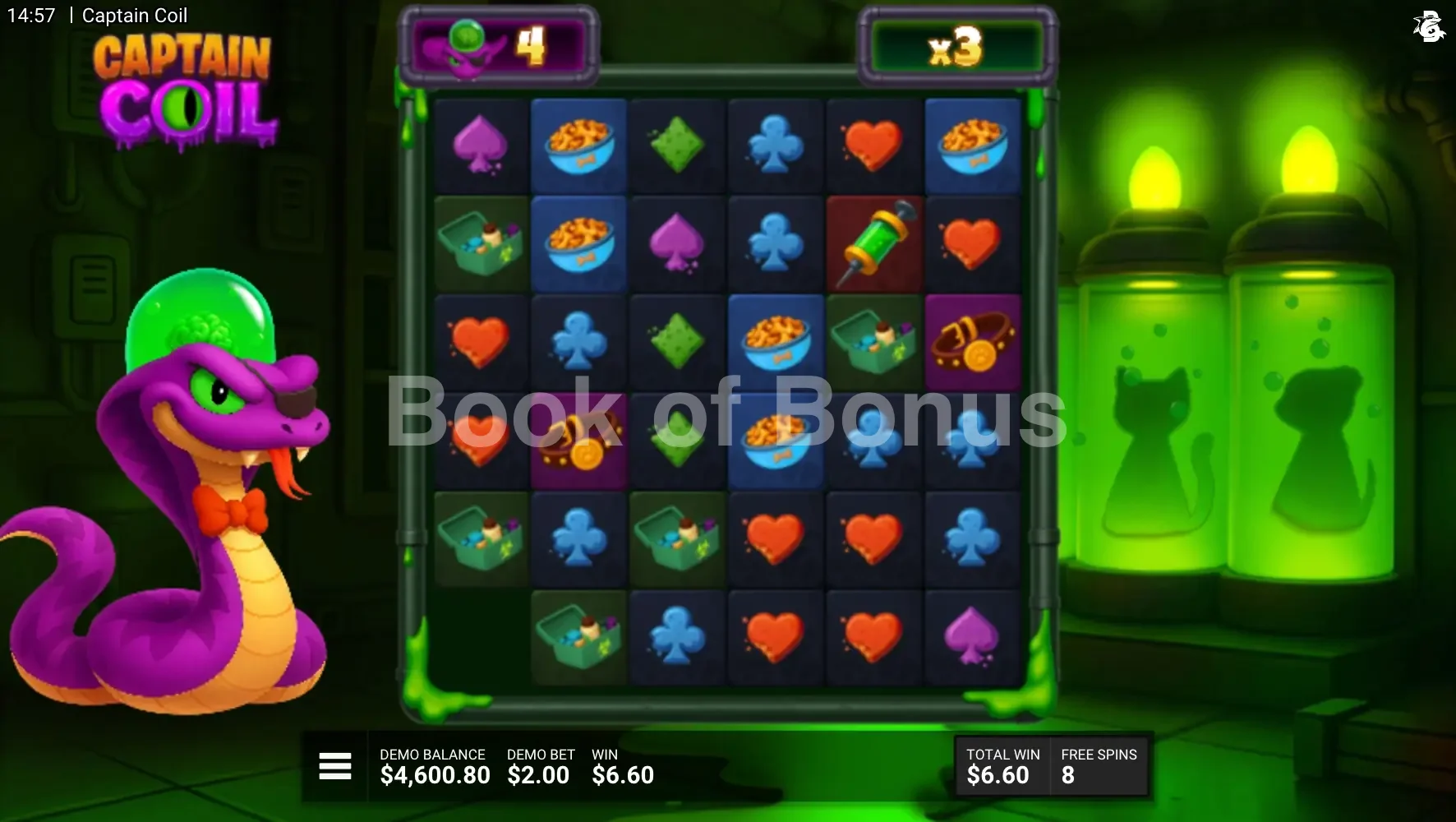 Captain Coil par Hacksaw Gaming - tours gratuits