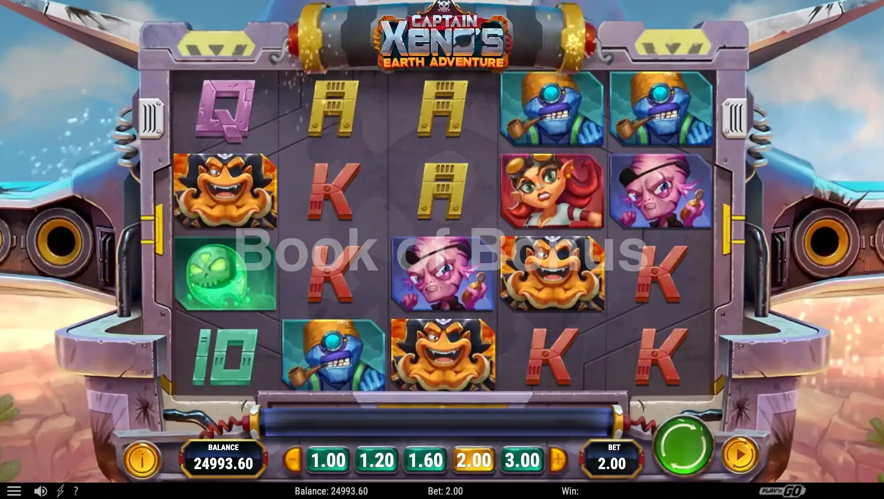 Captain Xeno's Earth Adventure par Play'n GO - base game 2