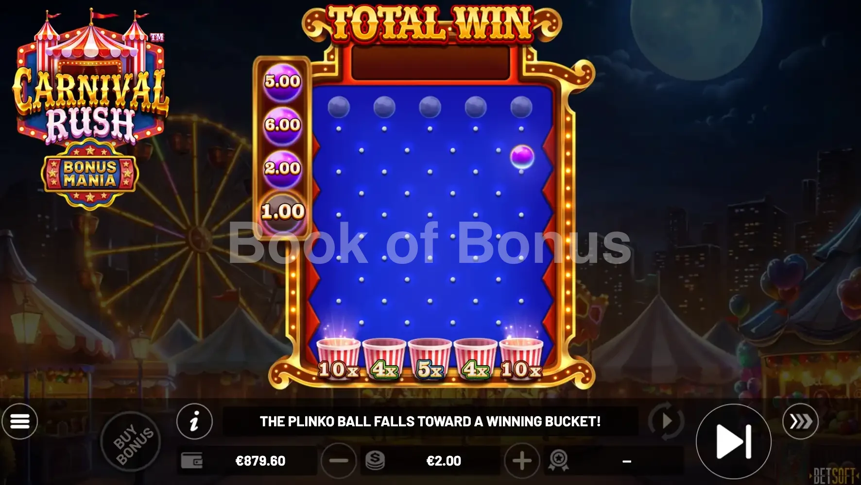 Tours gratuits Carnival Rush