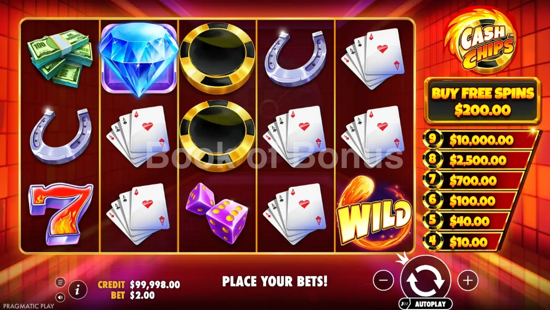 Jeu de base Cash Chips