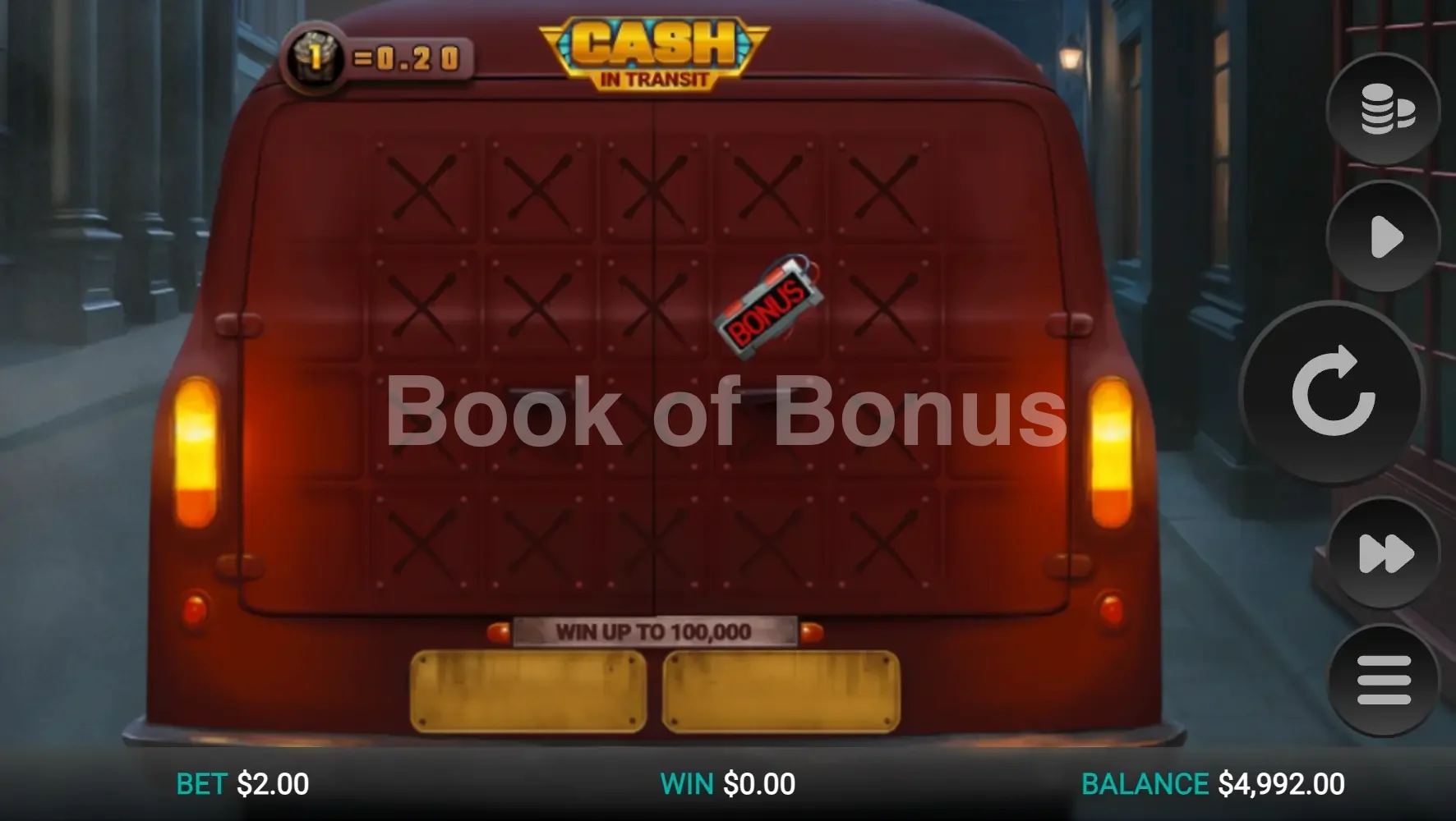 Cash in Transit par Relax Gaming - base game 2