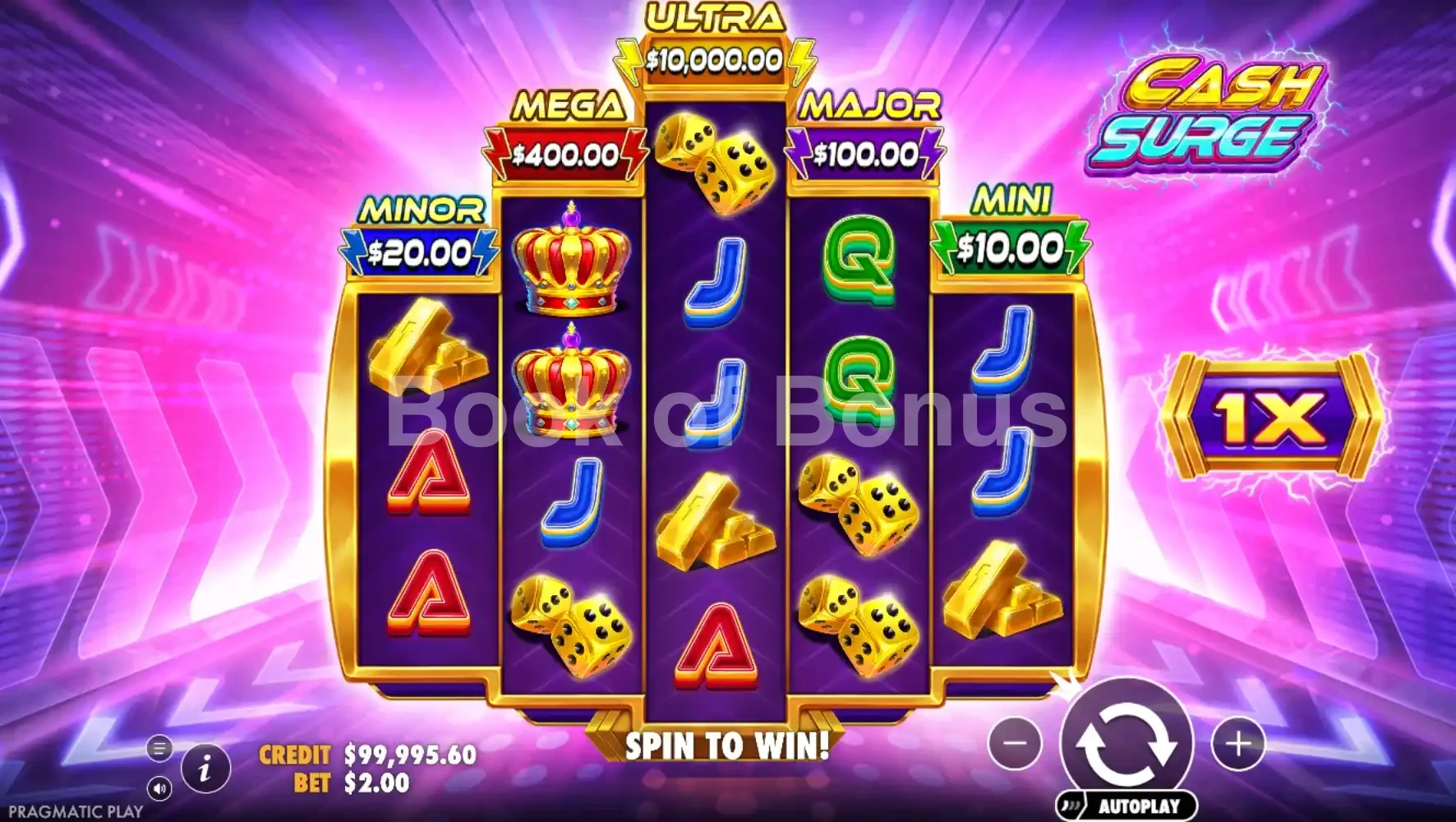 Jeu de base Cash Surge