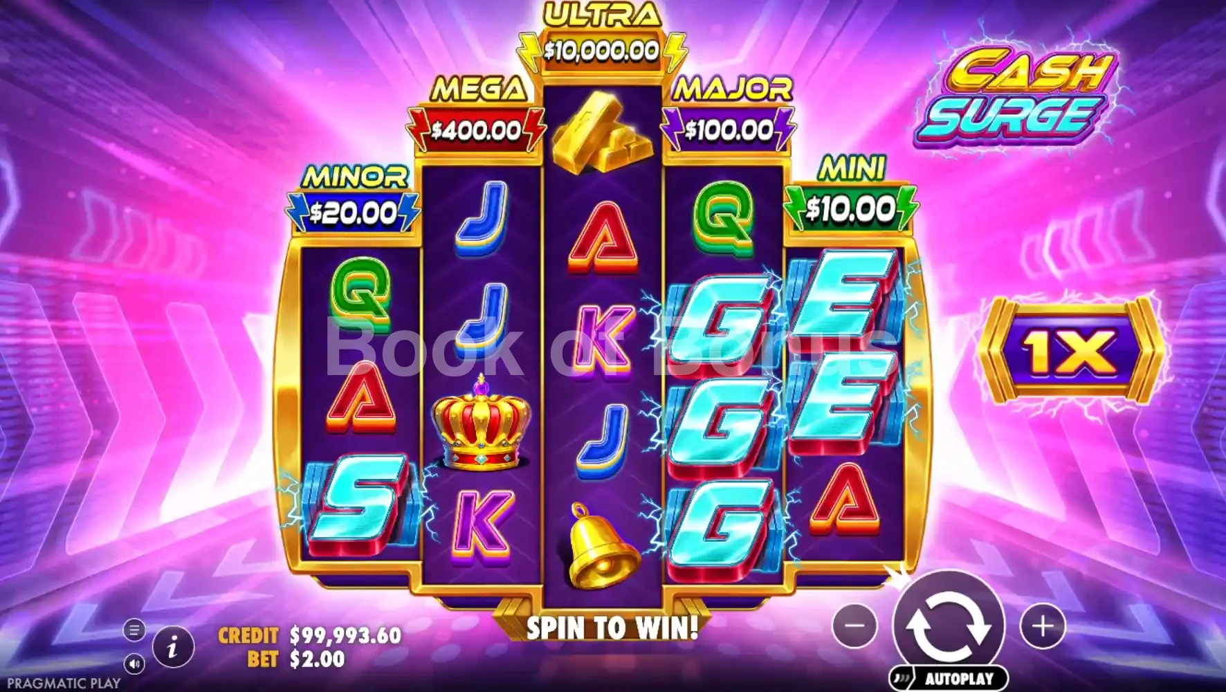 Grille en action Cash Surge
