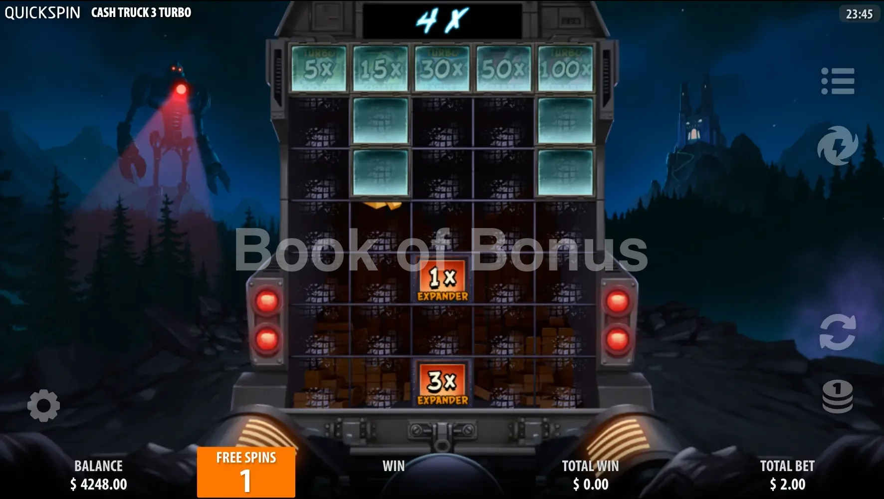 Cash Truck 3 Turbo par Quickspin - tours gratuits