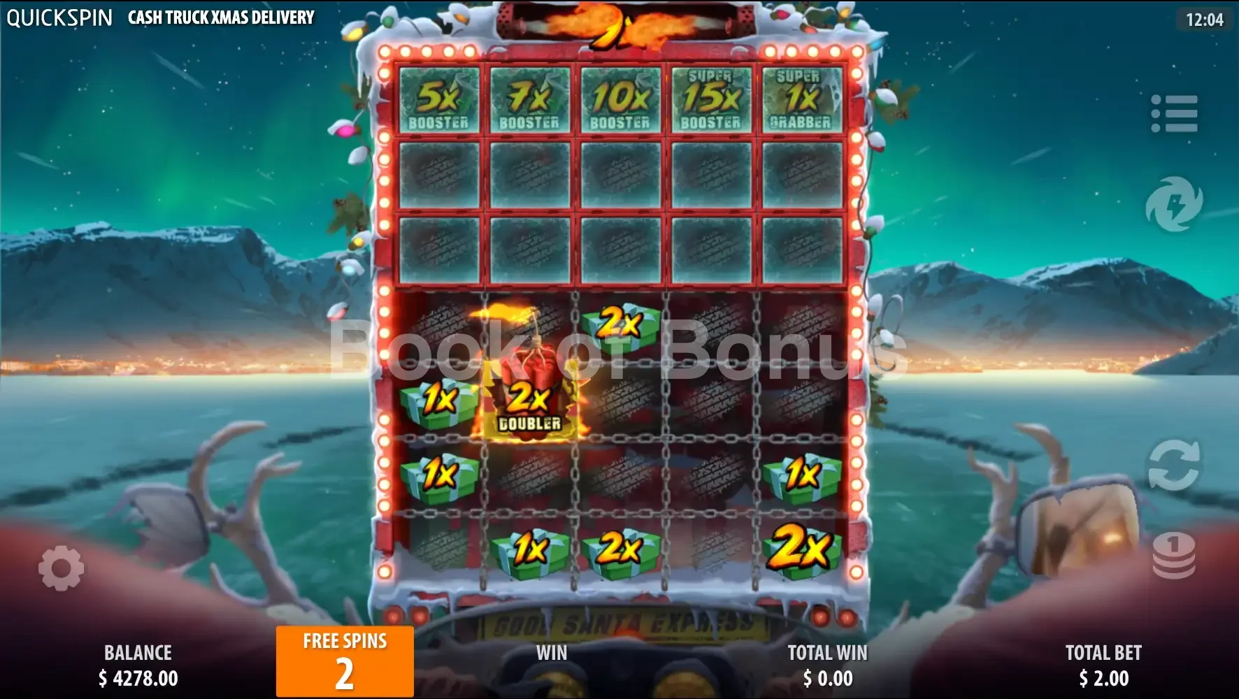 Cash Truck Xmas Delivery par Quickspin - tours gratuits