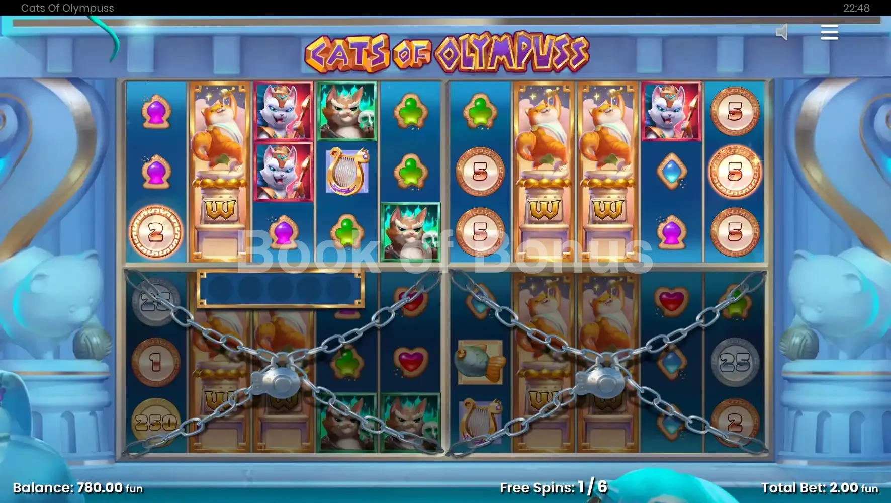 Cats of Olympuss par Push Gaming - tours gratuits