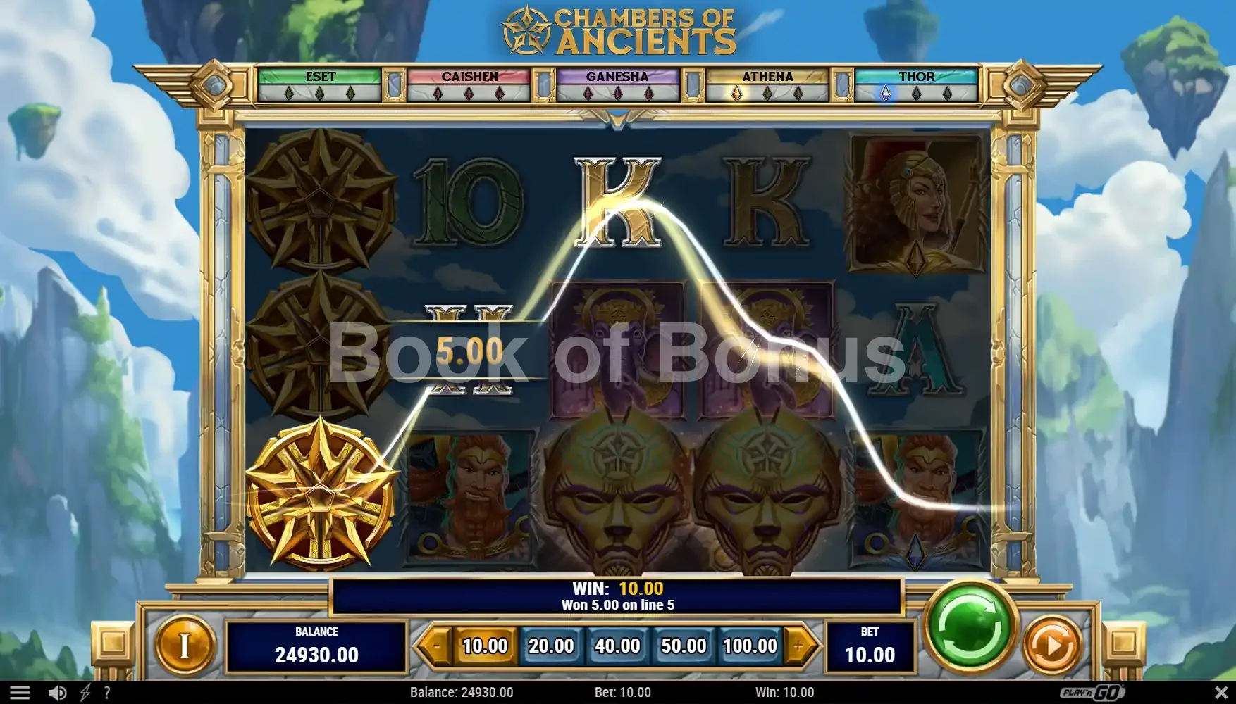 Résultat de spin Chambers of Ancients