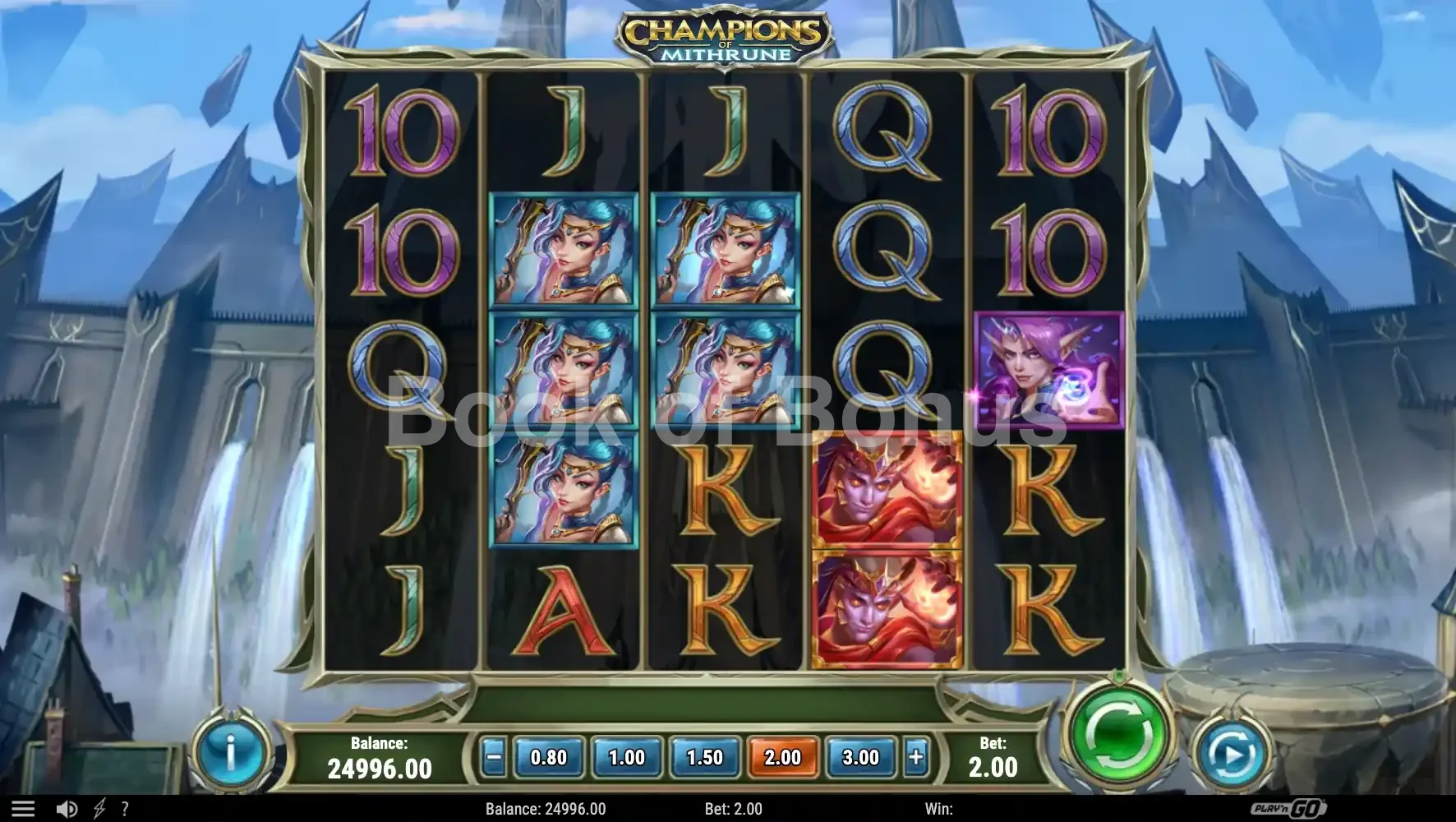 Deuxième vue jeu de base Champions of Mithrune