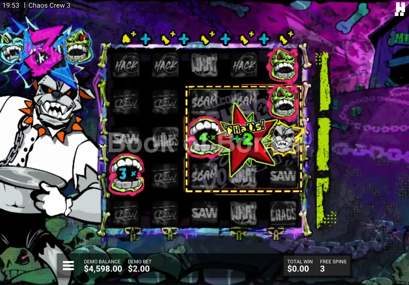 Chaos Crew 3 par Hacksaw Gaming - tours gratuits