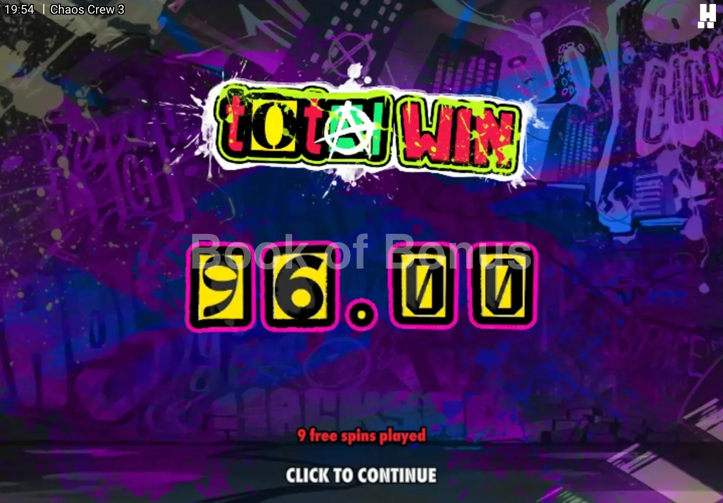 Chaos Crew 3 par Hacksaw Gaming - gros gain