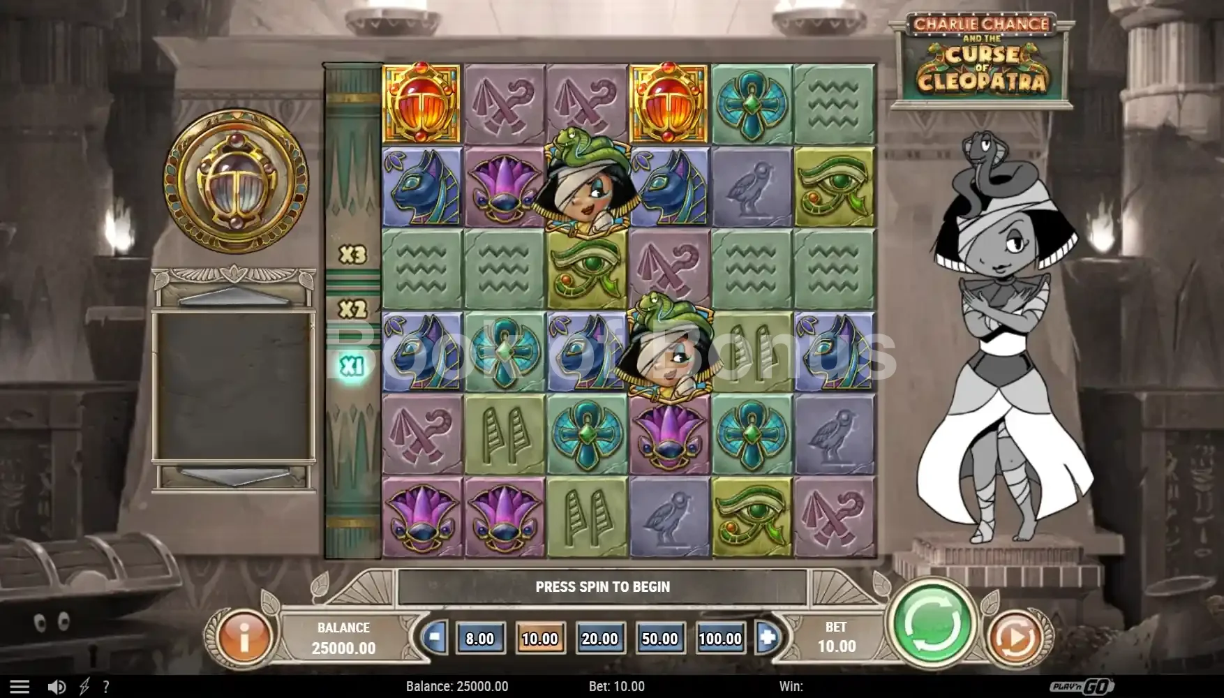 Jeu de base Charlie Chance and the Curse of Cleopatra