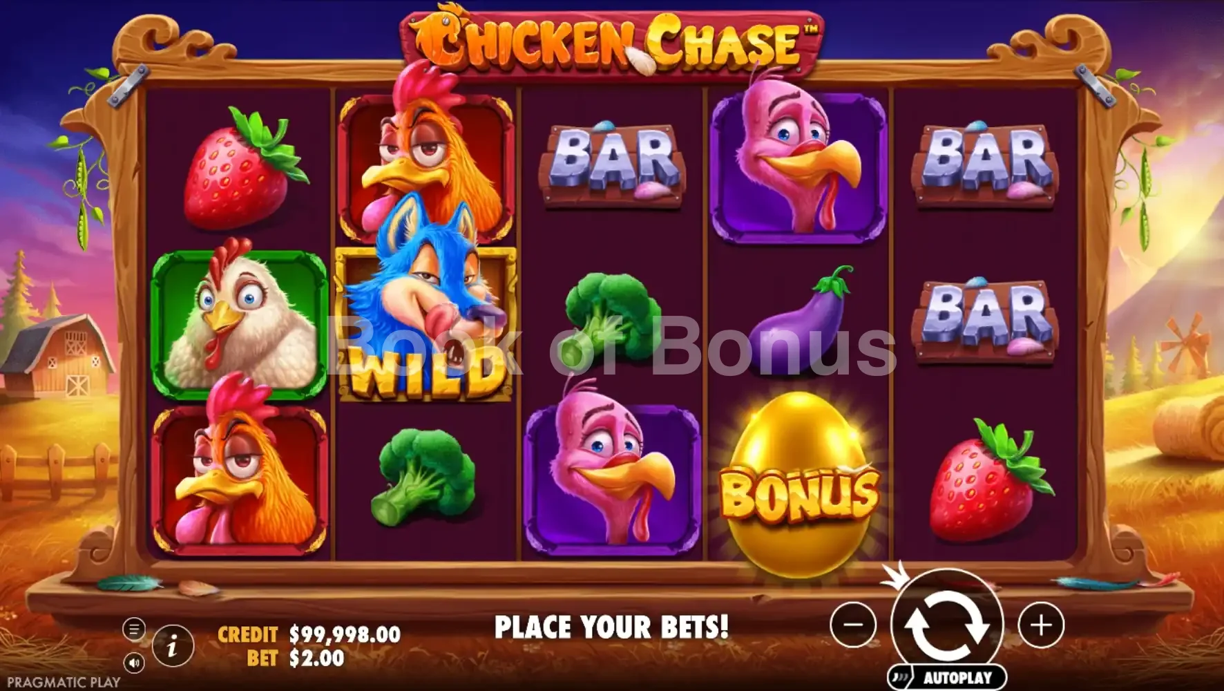 Deuxième vue du jeu Chicken Chase