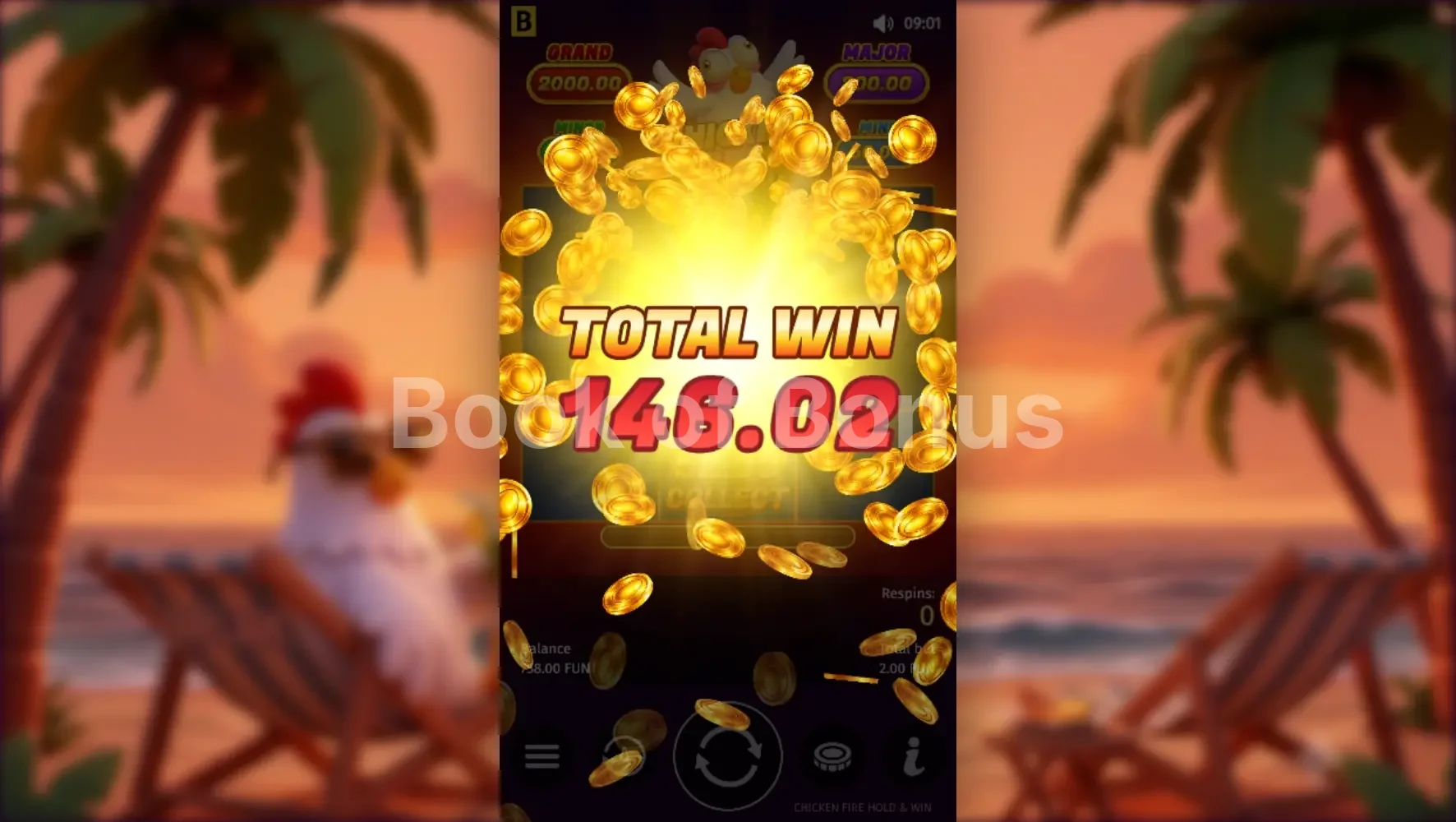 Chicken Fire par BGaming - gros gain