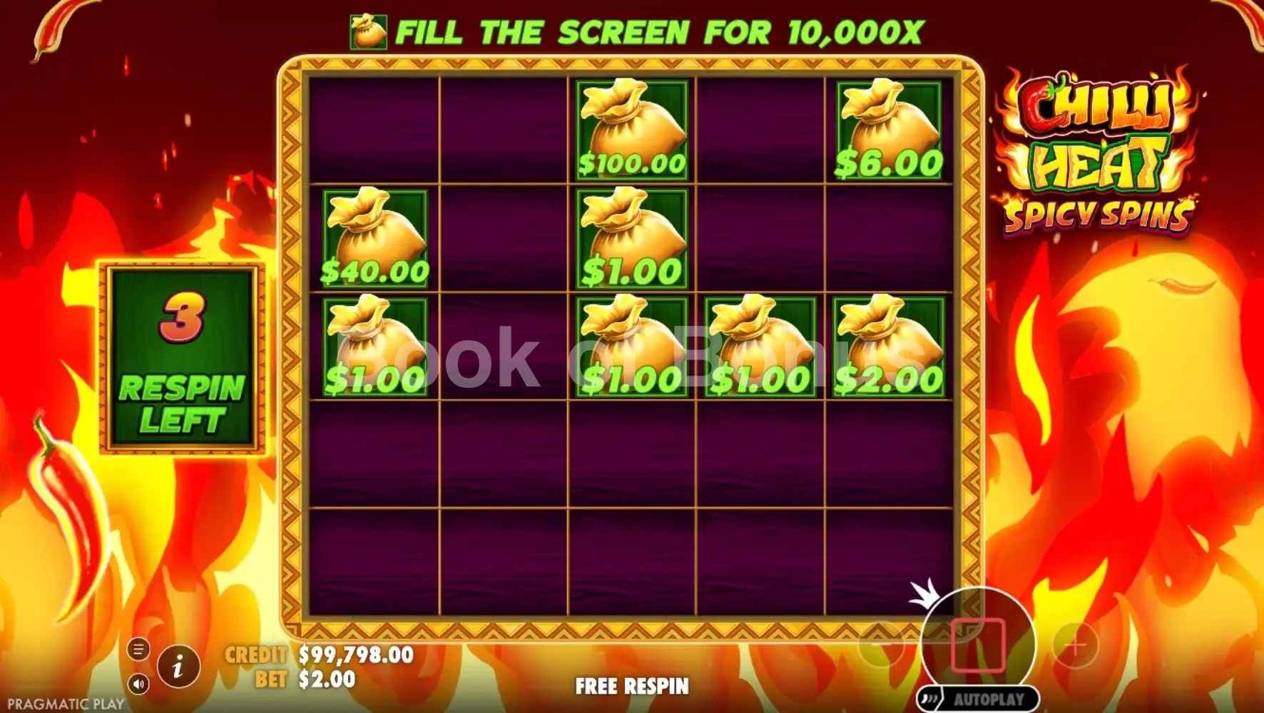 Chilli Heat Spicy Spins par Pragmatic Play - tours gratuits