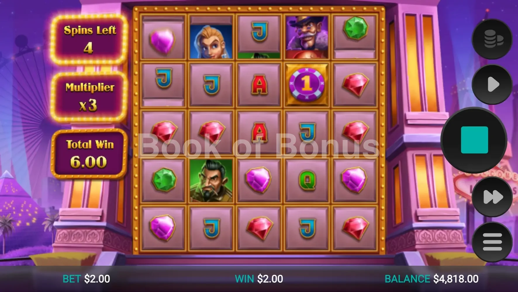 Tours gratuits Chip Spin