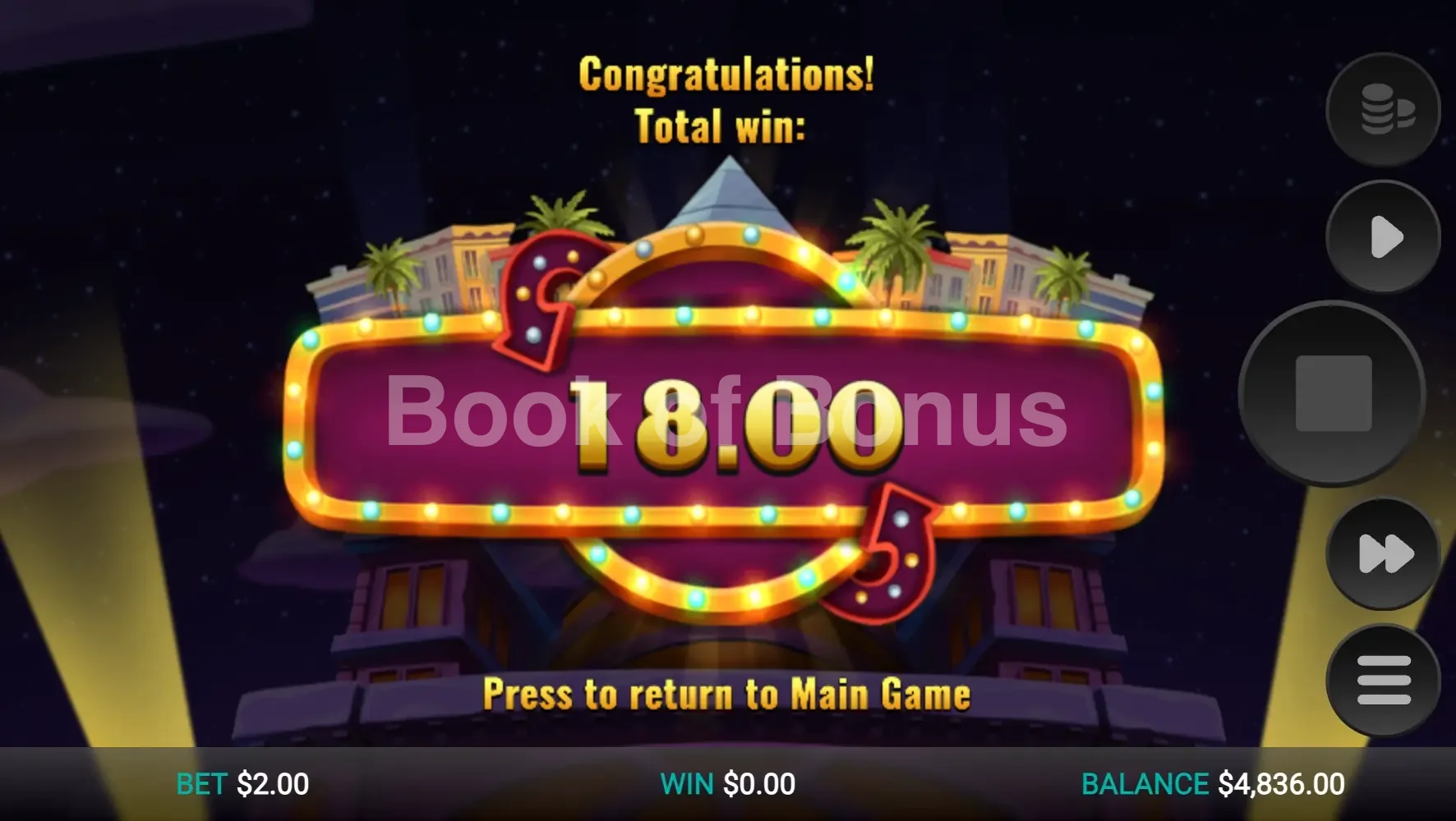 Gros gain sur Chip Spin