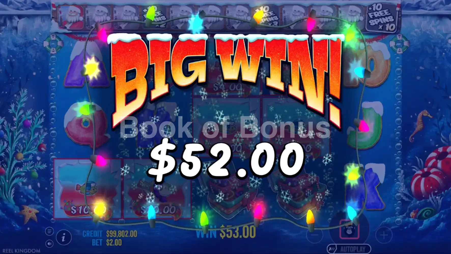 Christmas Big Bass Bonanza par Reel Kingdom - gros gain