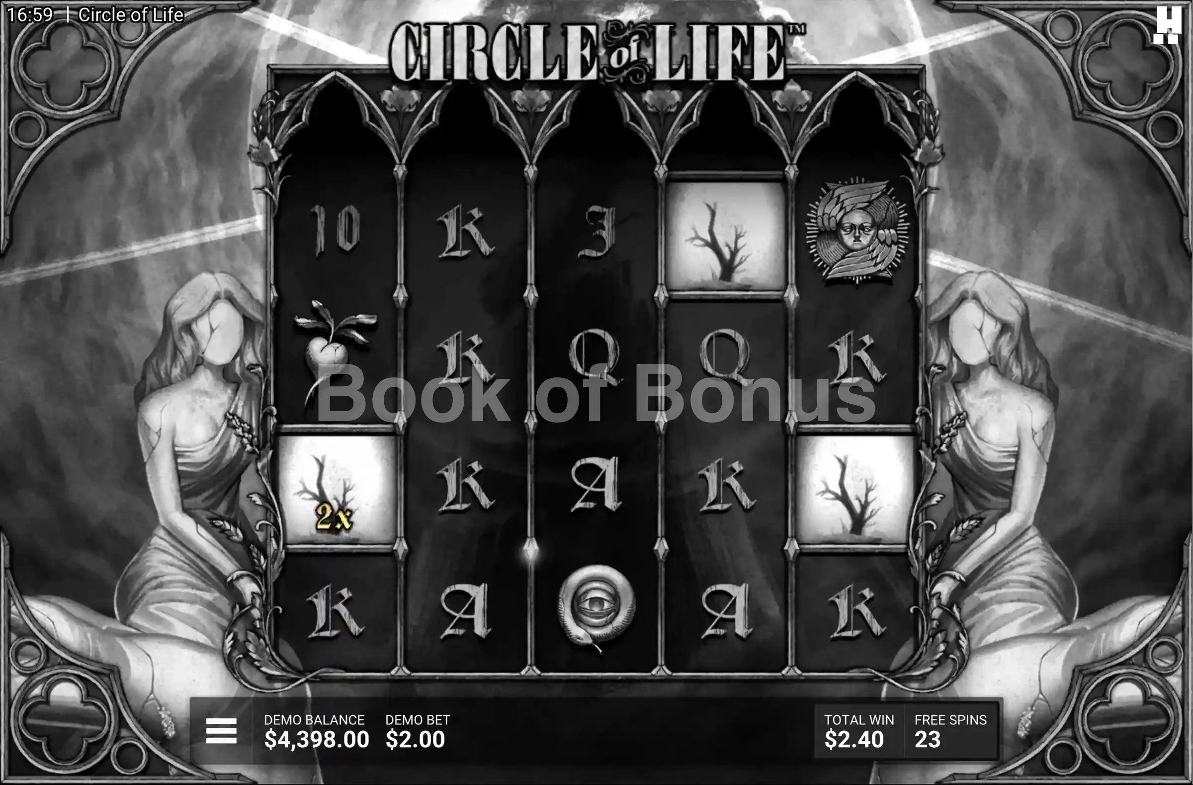 Circle of Life par Hacksaw Gaming - tours gratuits
