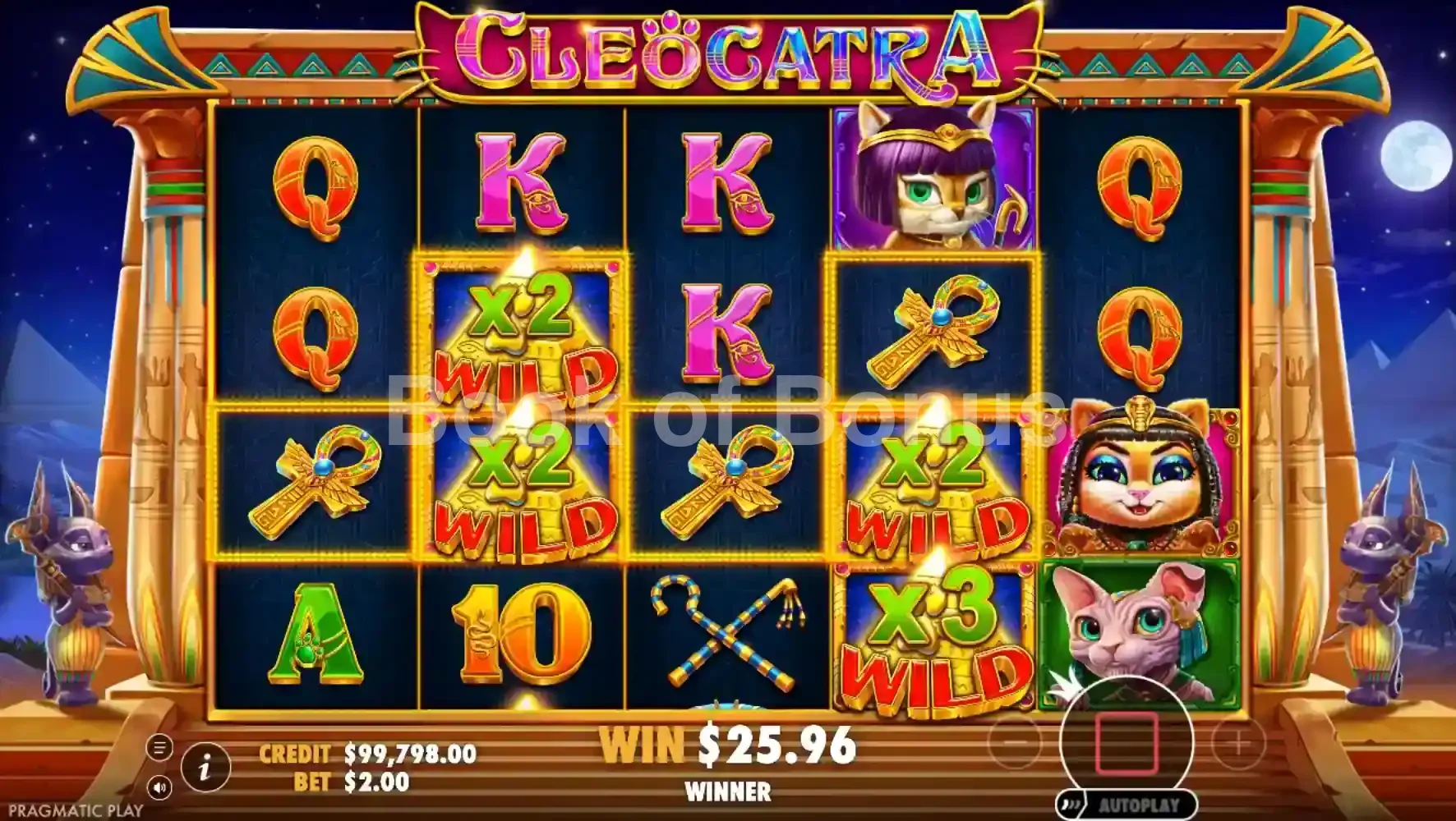 Cleocatra par Pragmatic Play - tours gratuits