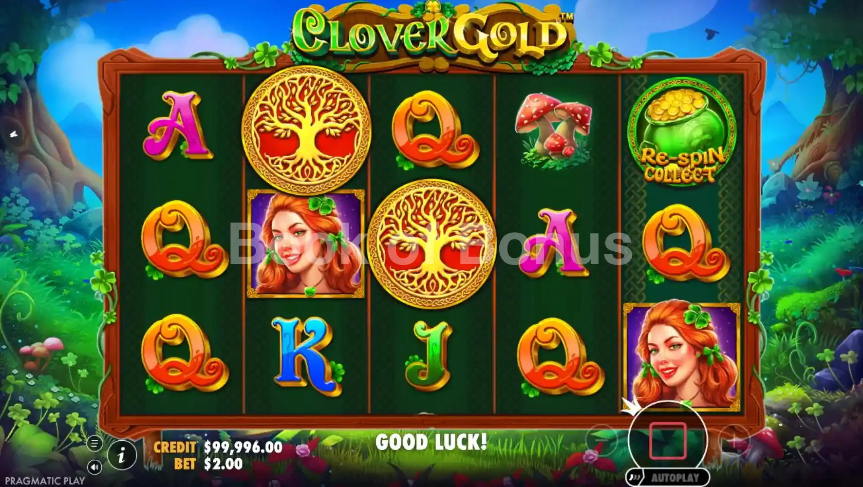 Clover Gold par Pragmatic Play - base game 2