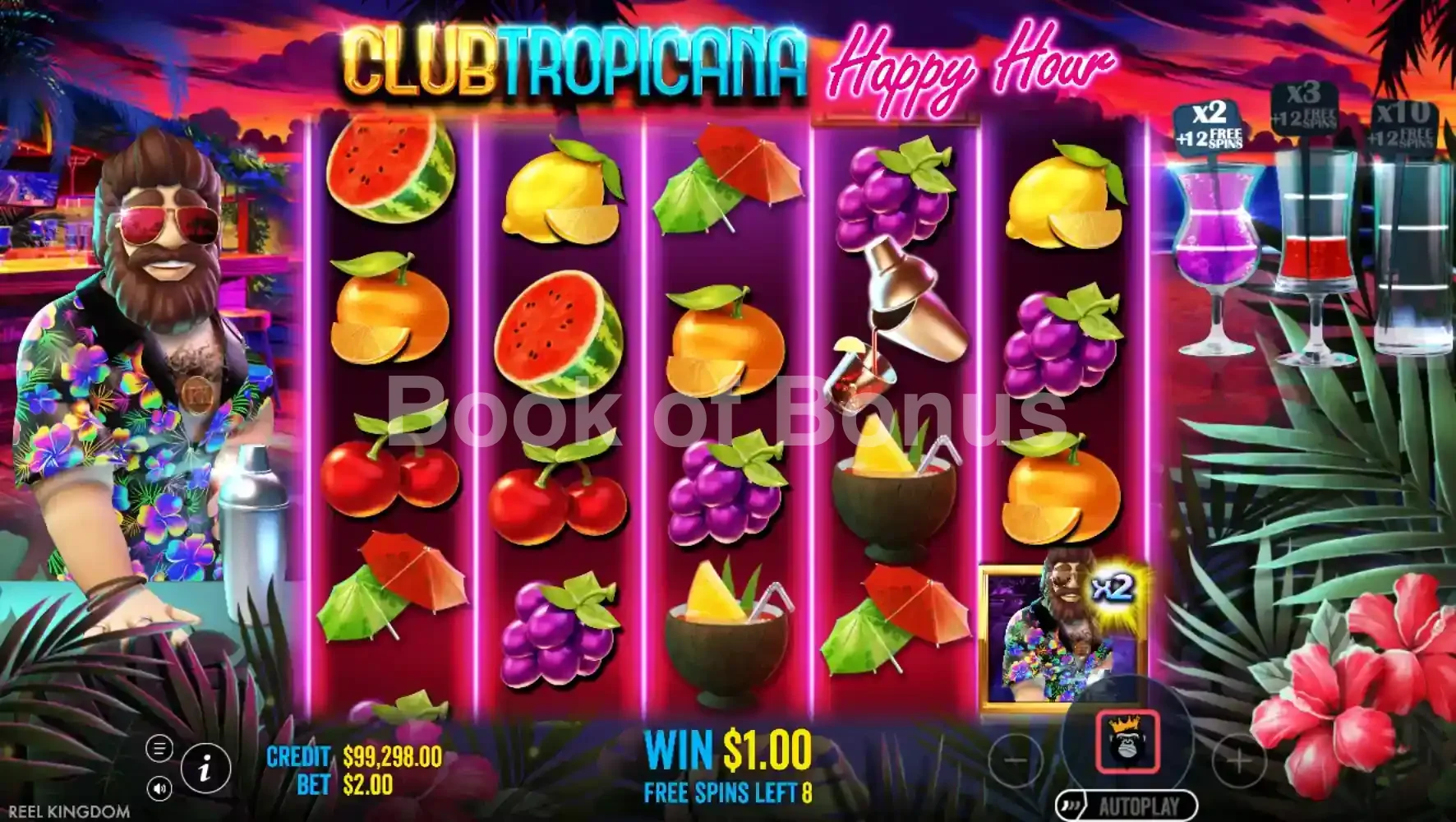 Tours gratuits Club Tropicana Happy Hour